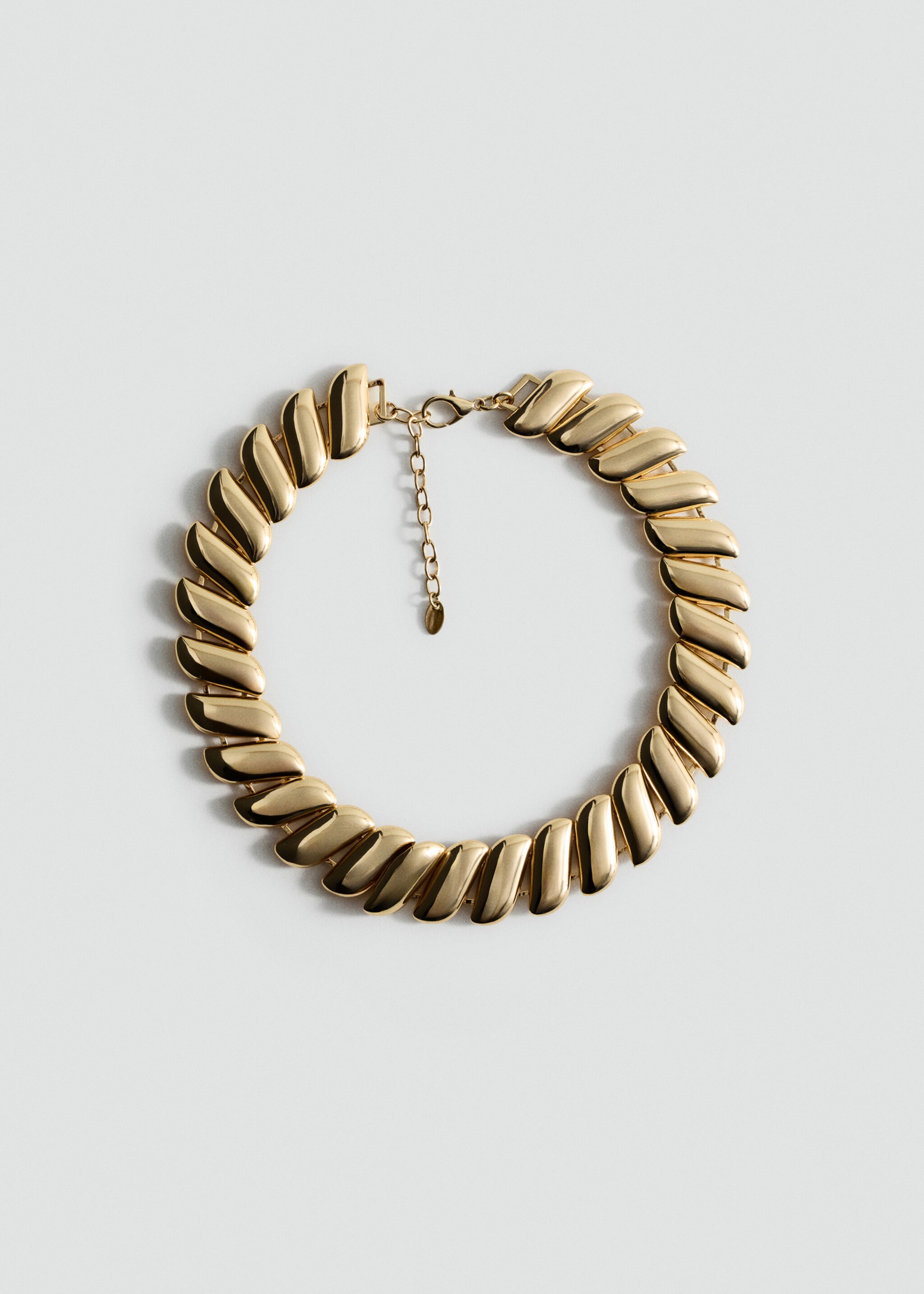 Maxi-link necklace - Article without model, Gold. Ref: 27041278-00.