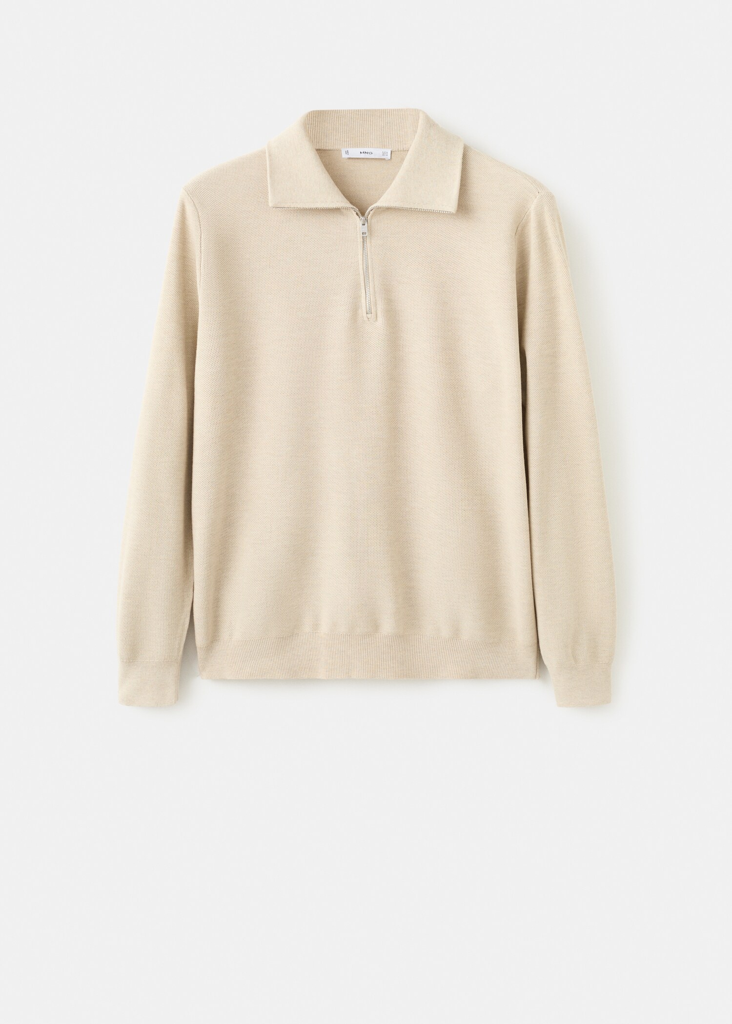 Rollkragenpullover mit Mikrostruktur - Artikel ohne Model