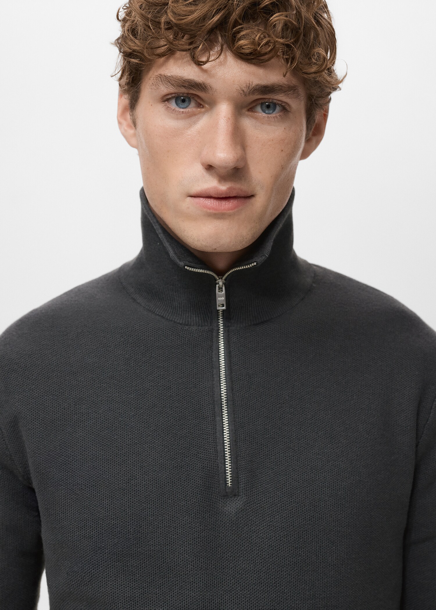 Rollkragenpullover mit Mikrostruktur - Detail des Artikels 1