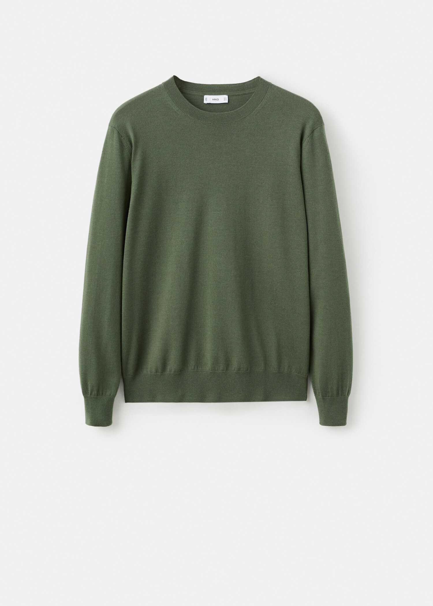 100% merino wool crew neck sweater - Article without model