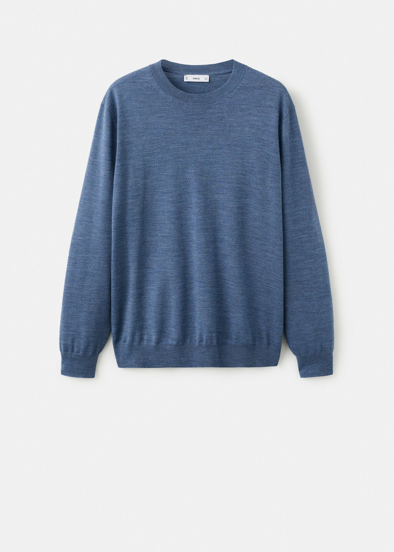 100% merino wool crew neck sweater - Article without model