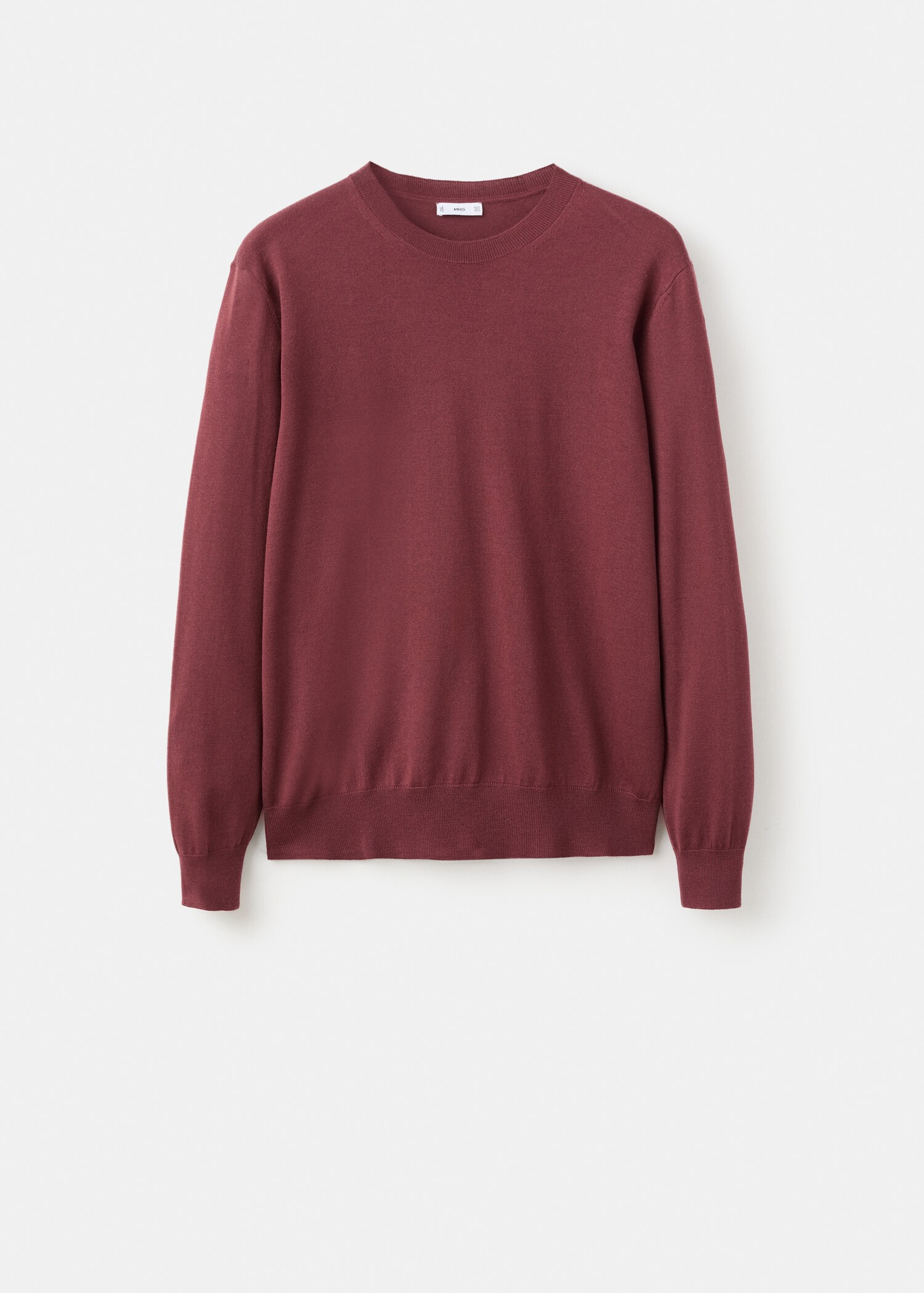 100% merino wool crew neck sweater - Article without model