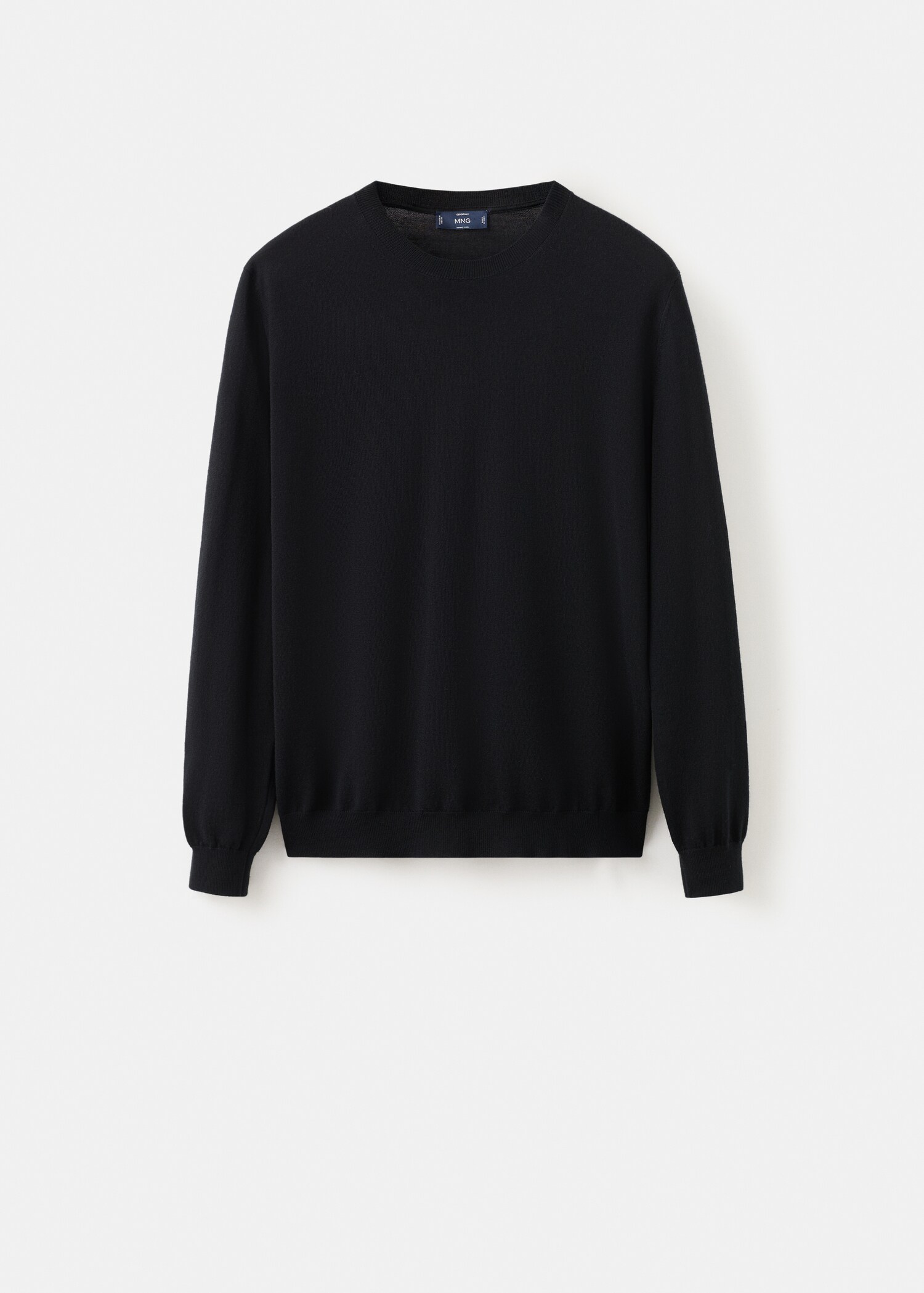 100% merino wool crew neck sweater - Article without model
