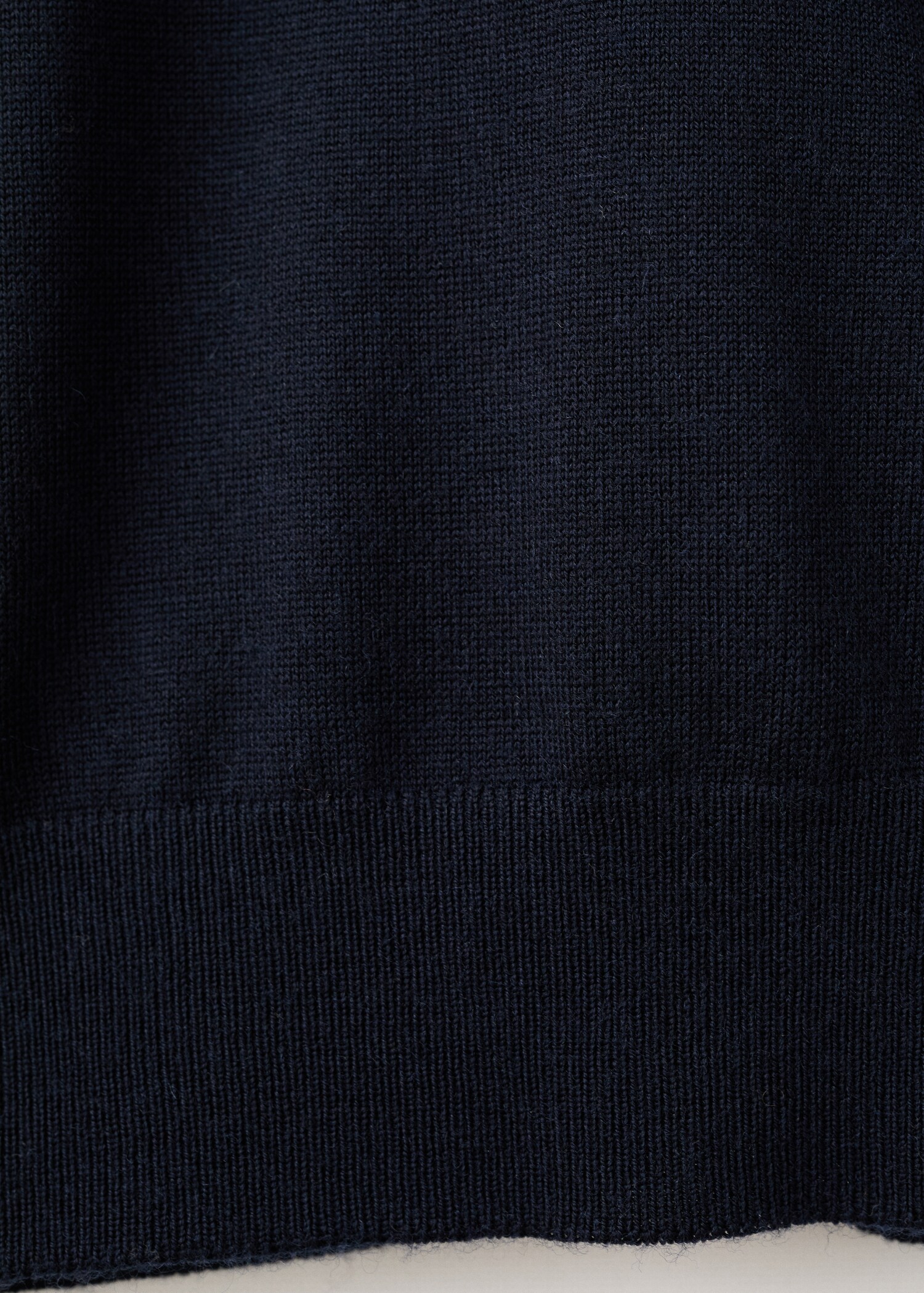 100% merino wool sweater with perkins collar - Details of the article 0