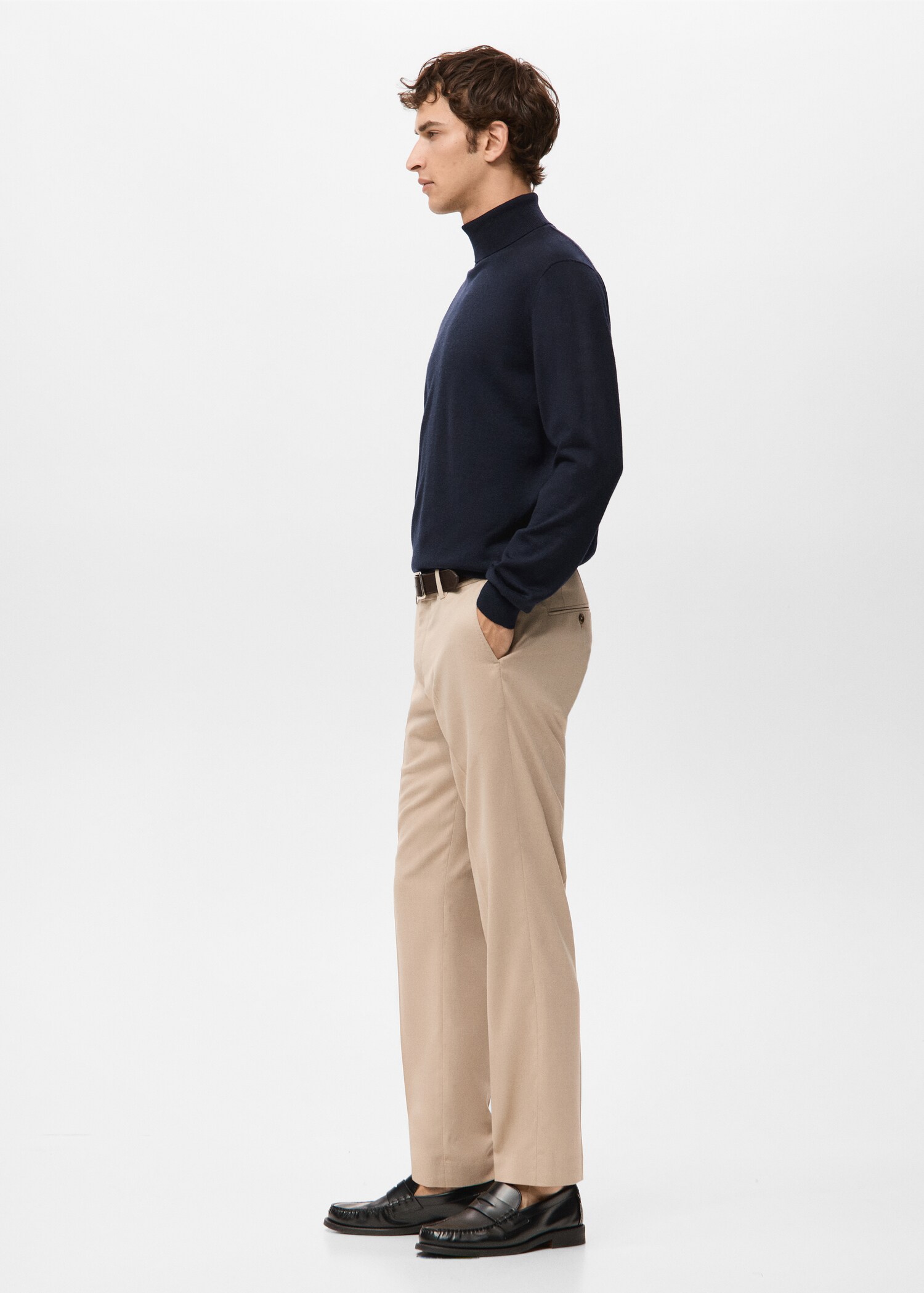 Jersey cuello alto 100% lana merino - Detalle del artículo 2