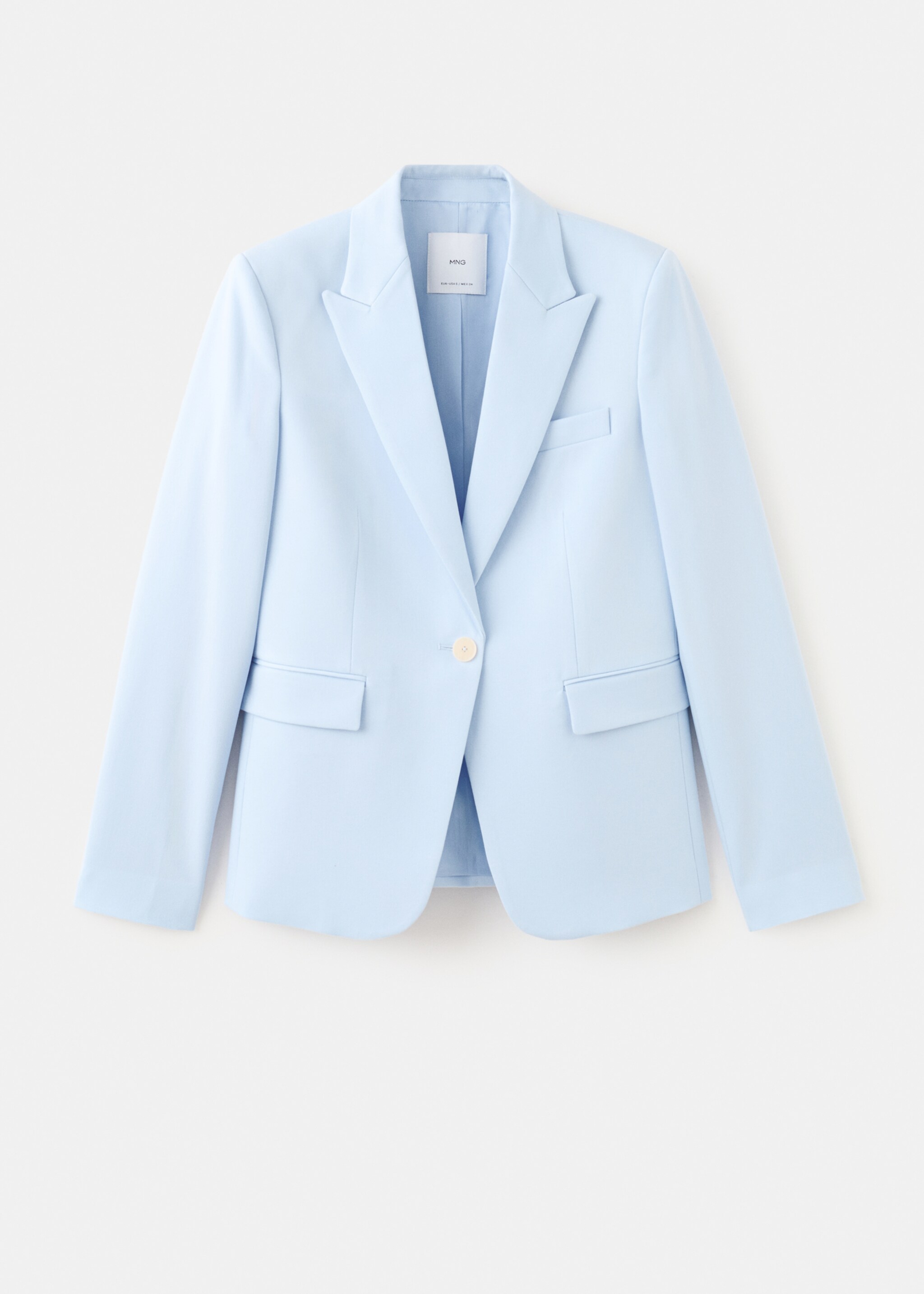 Blazer traje entallada - Artículo sin modelo, Azul. Ref: 27041294-00.