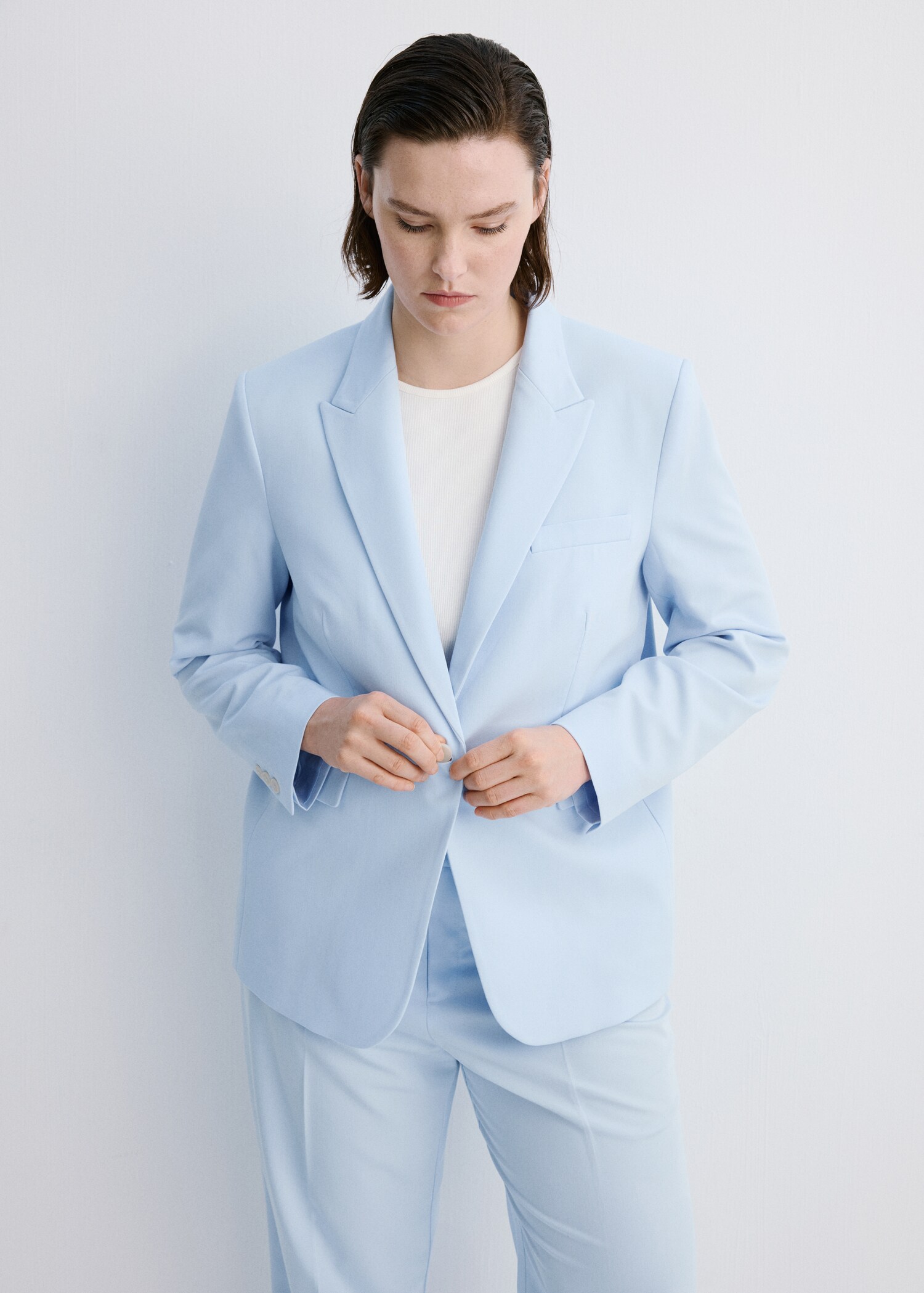 Fitted suit blazer - Details of the article 5