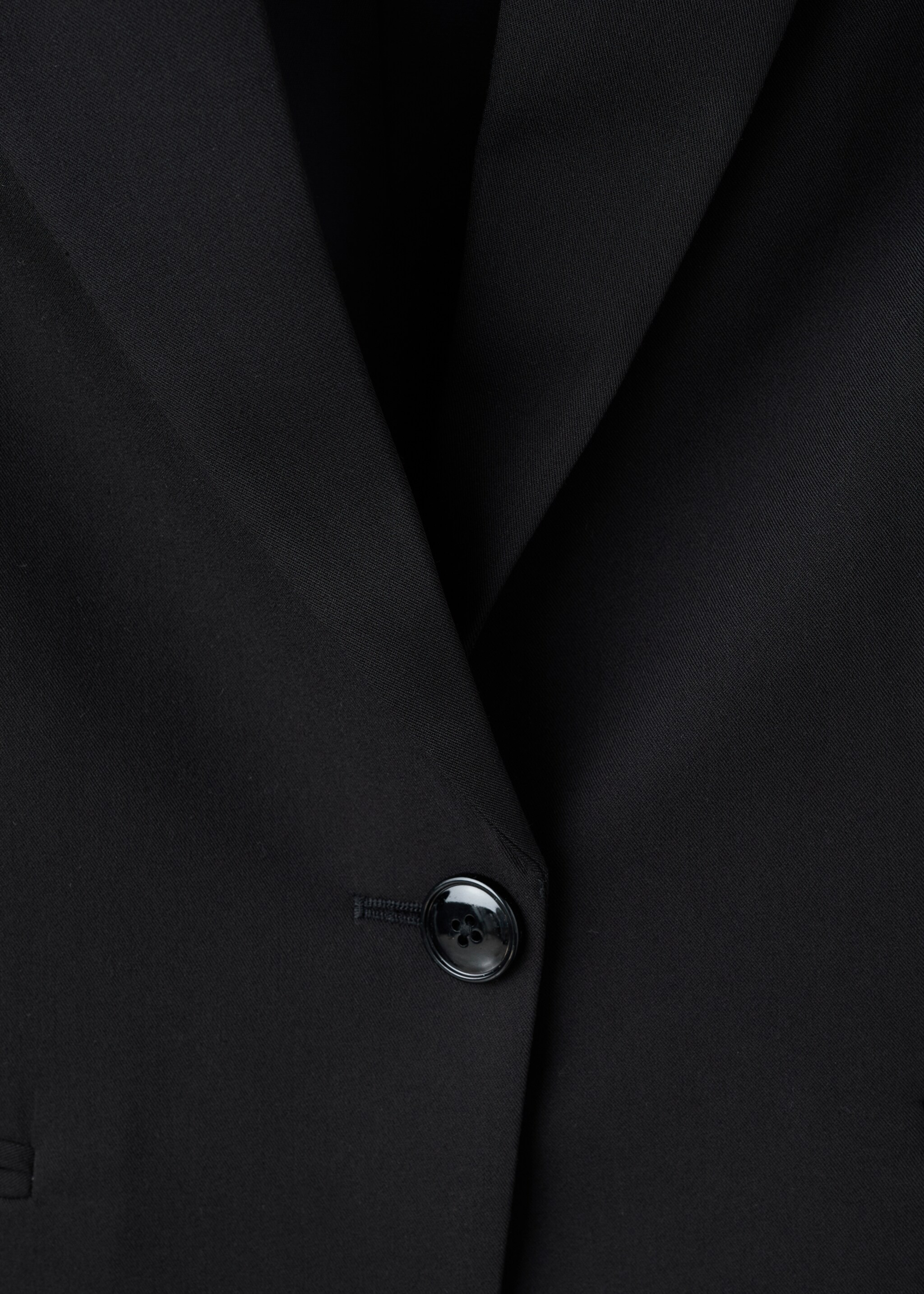 피티드 수트 블레이저 - 상품 내역: 0, 블랙. Ref: 27041294-00.