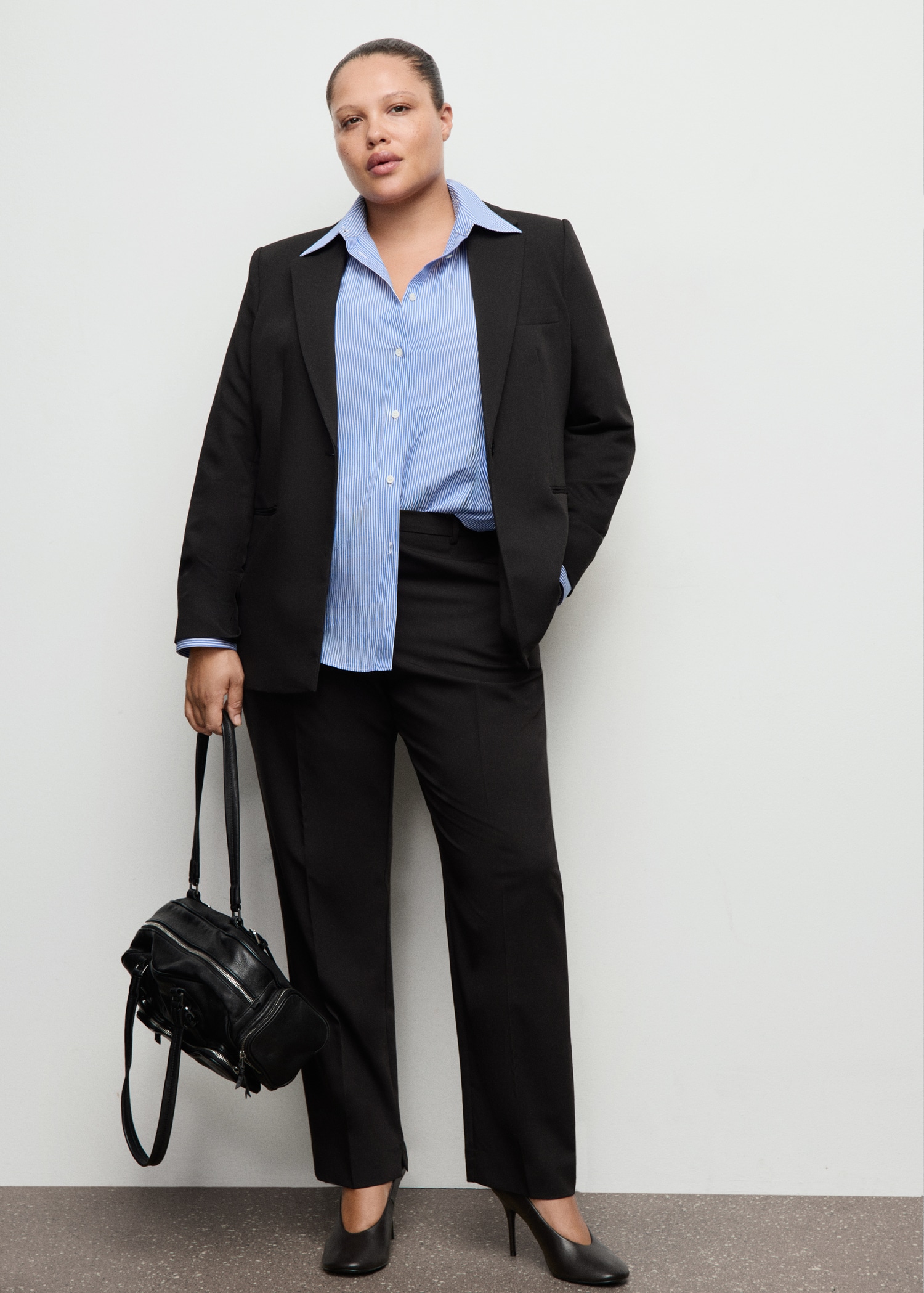 Fitted suit blazer - Details of the article 3