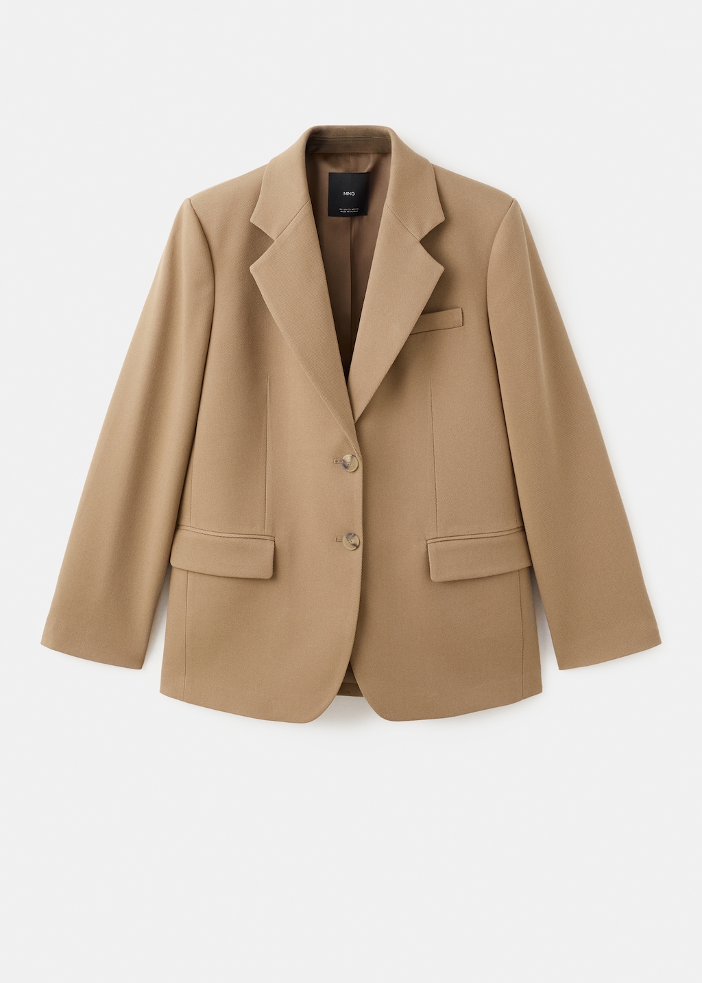 Double-breasted suit blazer - image 2
