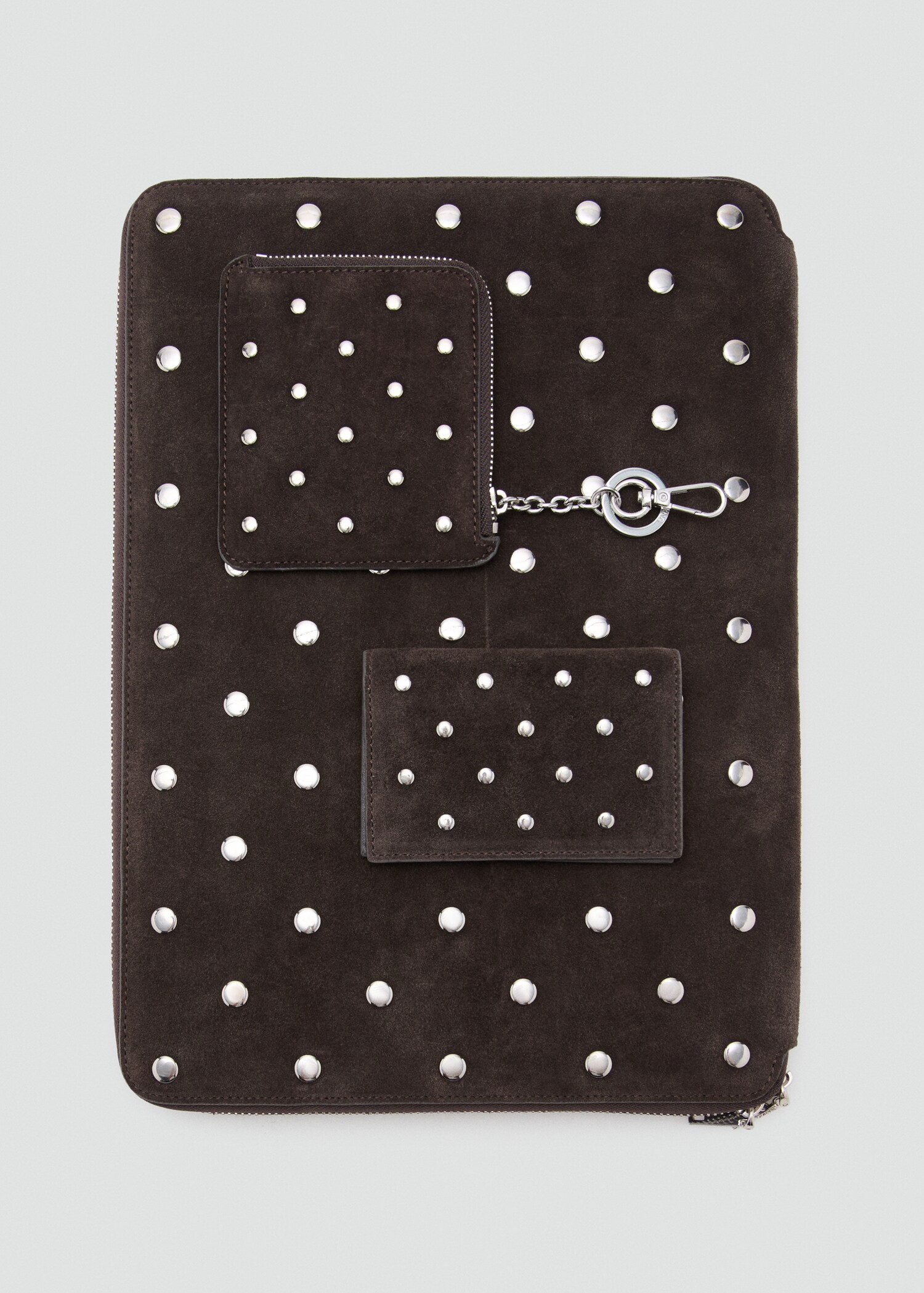 Studded leather laptop case - Details of the article 3