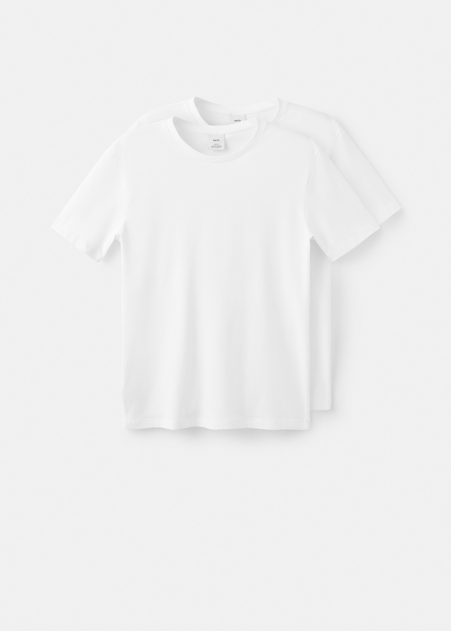 Pack of 2 stretch cotton t-shirts - Article without model