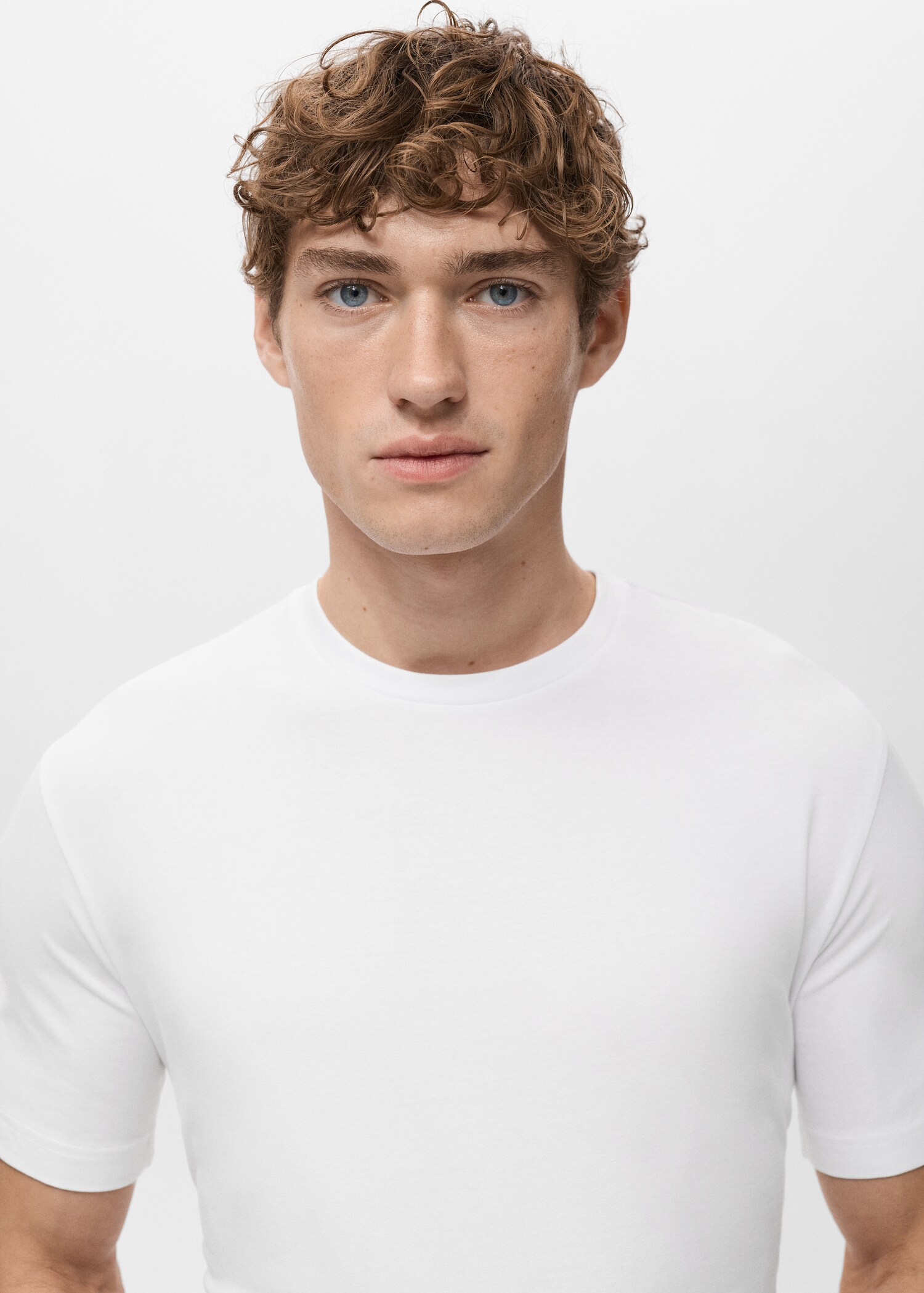 Pack of 2 stretch cotton t-shirts - Details of the article 1