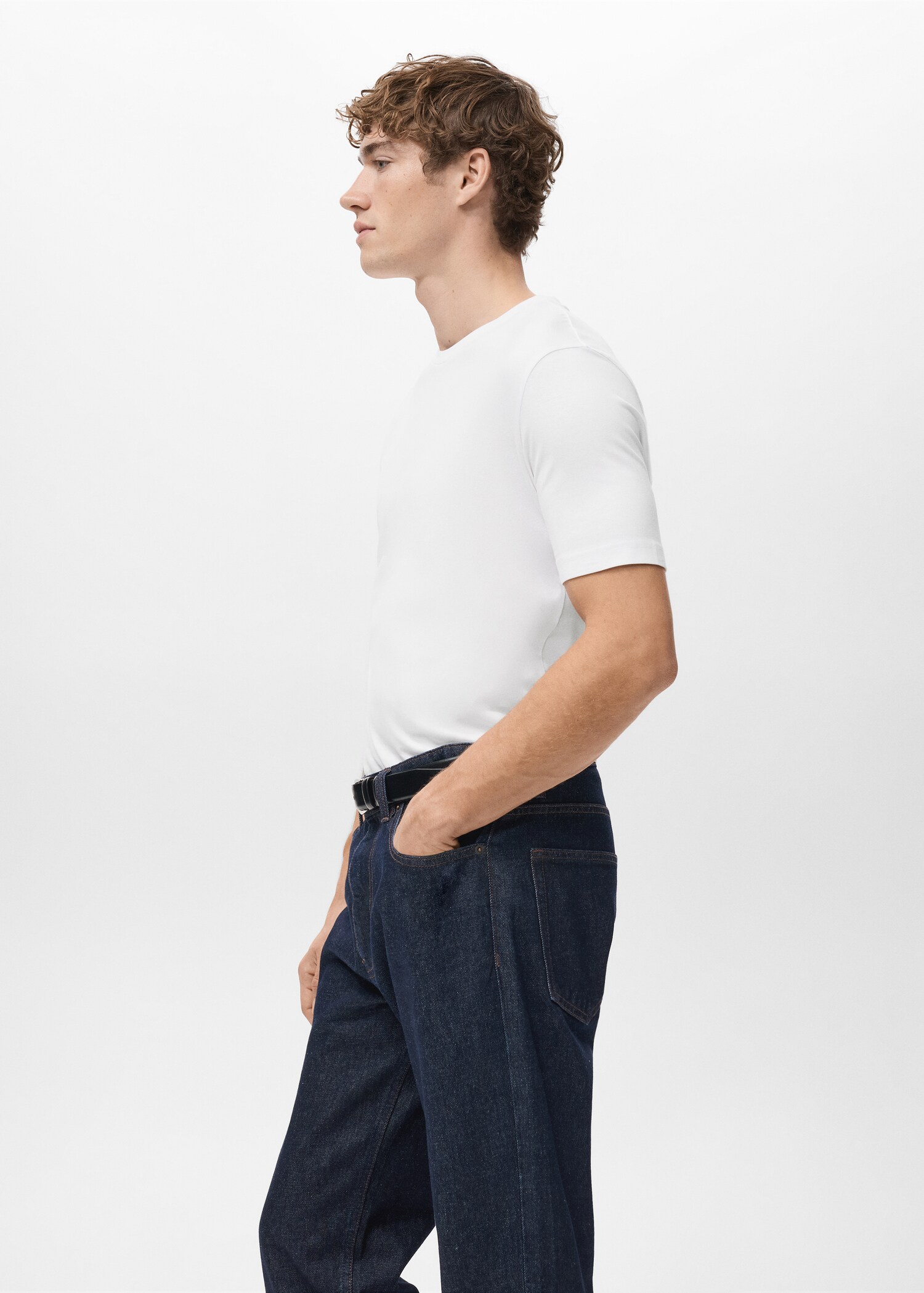 Pack of 2 stretch cotton t-shirts - Details of the article 2