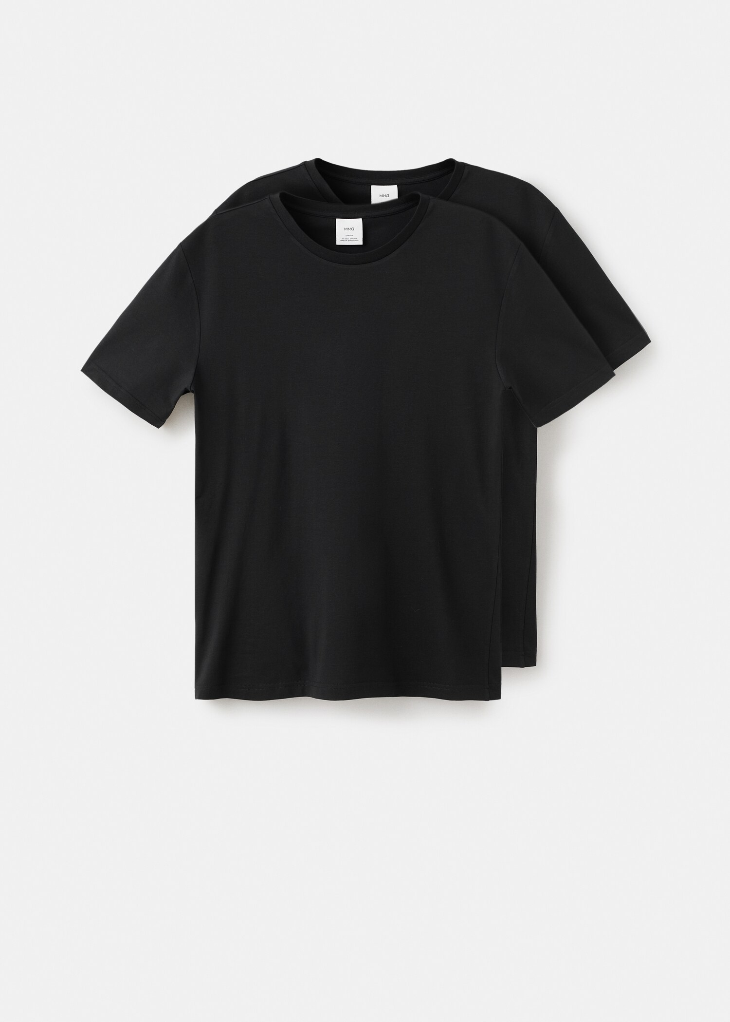 Pack of 2 stretch cotton t-shirts - Article without model