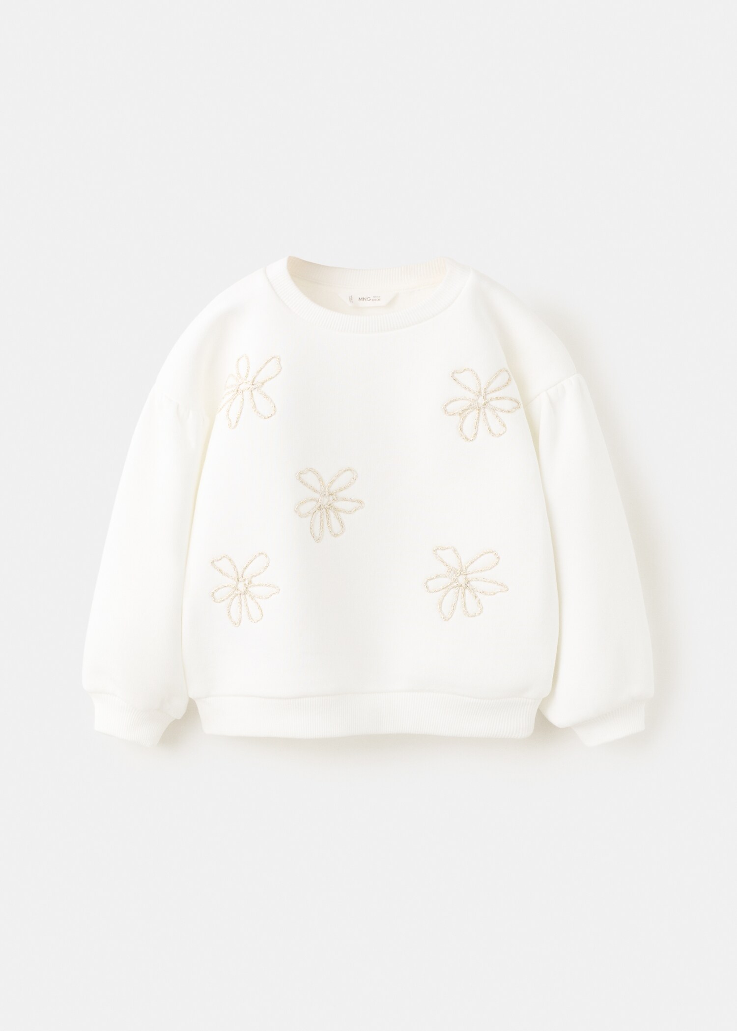 Floral embroidered sweatshirt - Article without model