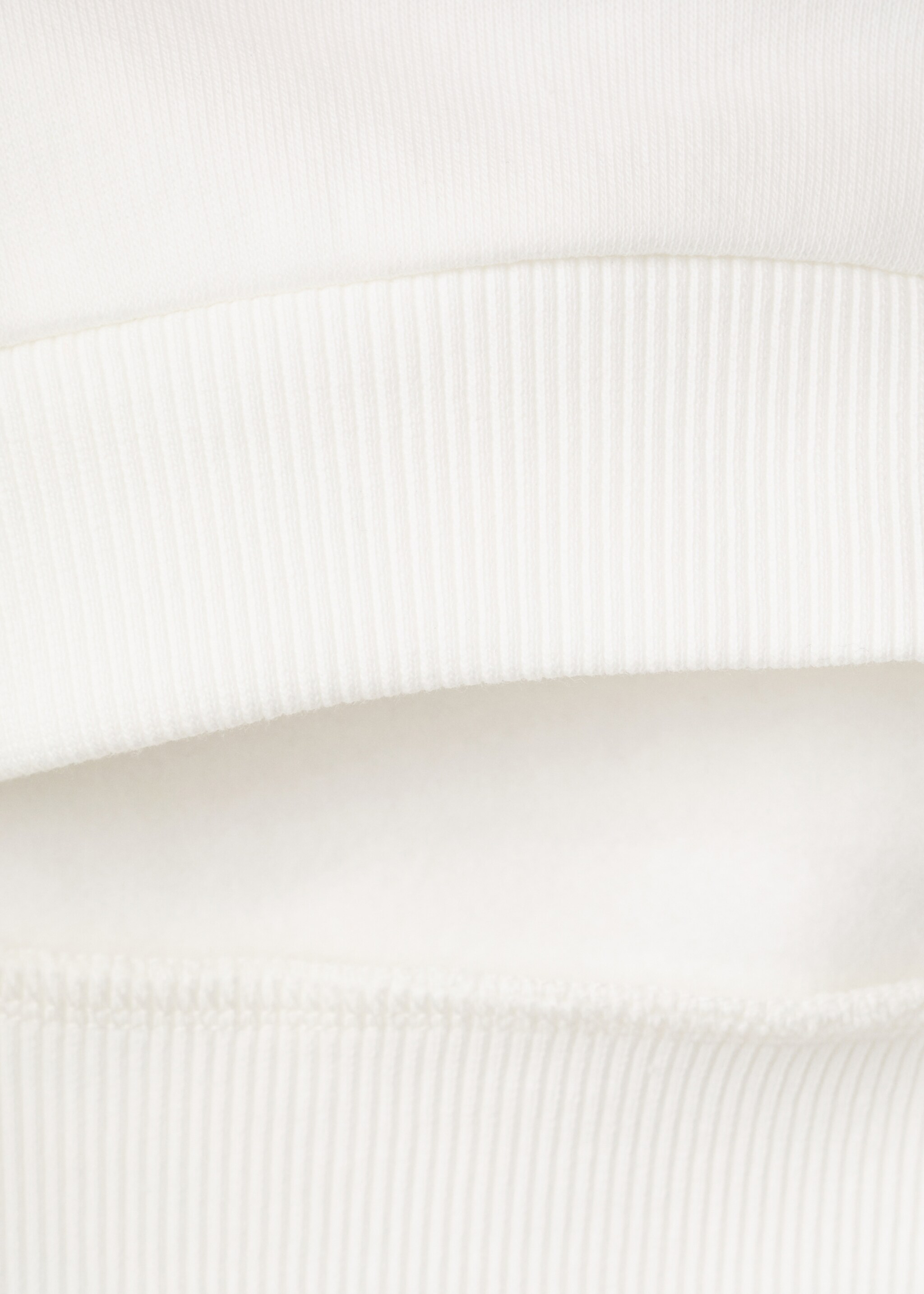 Floral embroidered sweatshirt - Details of the article 0, Off White. Ref: 27041302-00.