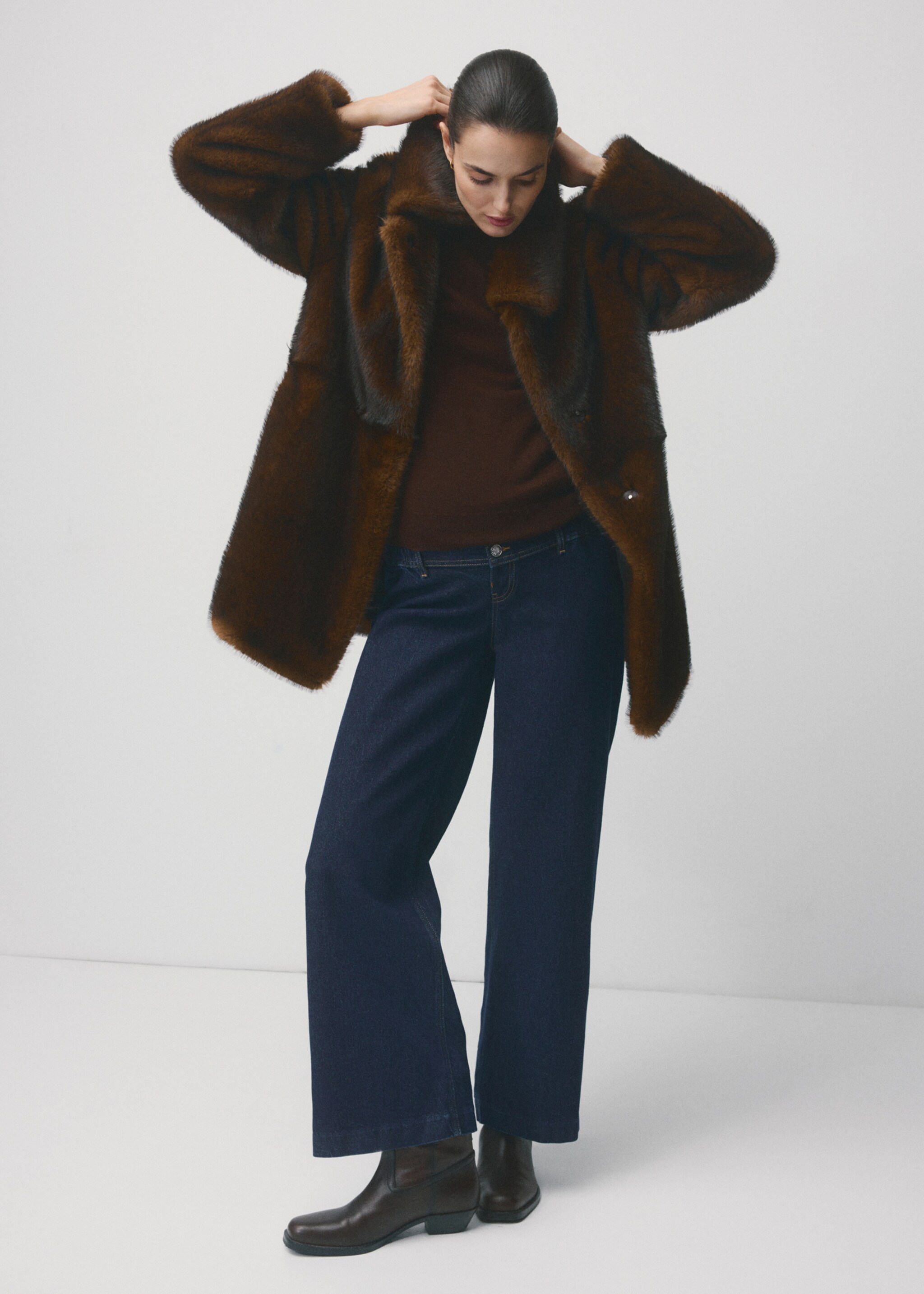 Jean large de grossesse - Détail de l'article 2, Bleu. Ref: 27041303-00.