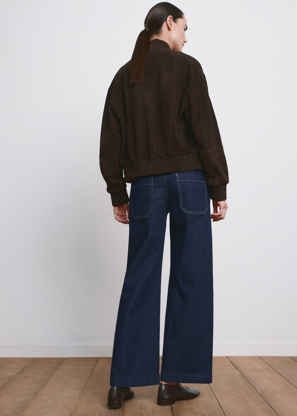 Mango Wide leg maternity jeans thumbnail