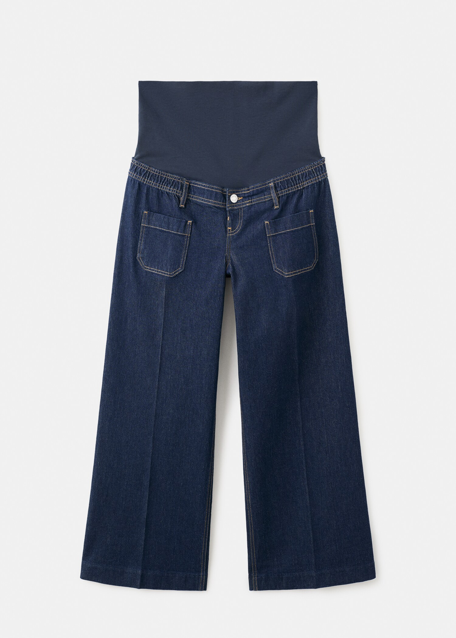 Wide leg premamá jeans with pockets - Article without model