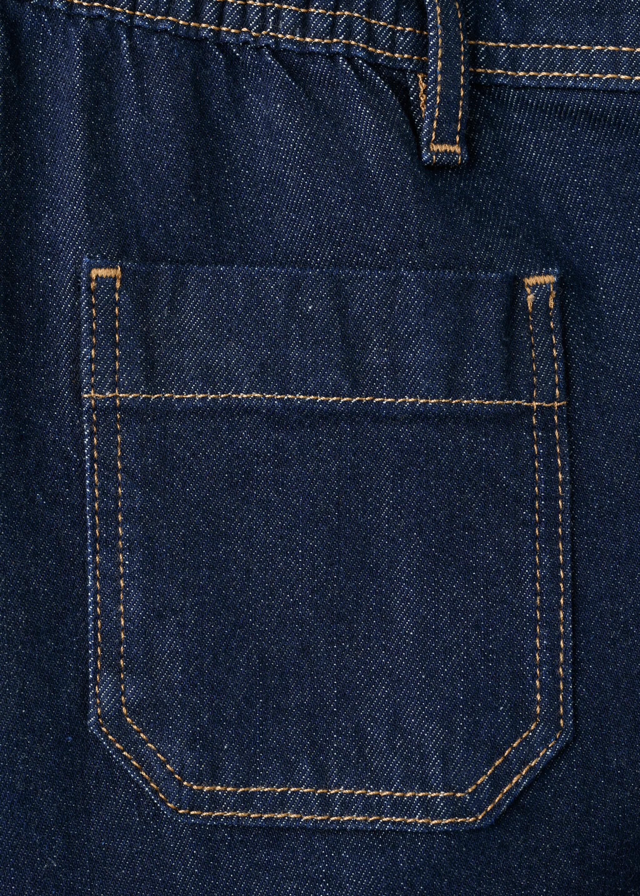 Wide leg premamá jeans with pockets - Details of the article 0, Open Blue. Ref: 27041304-00.