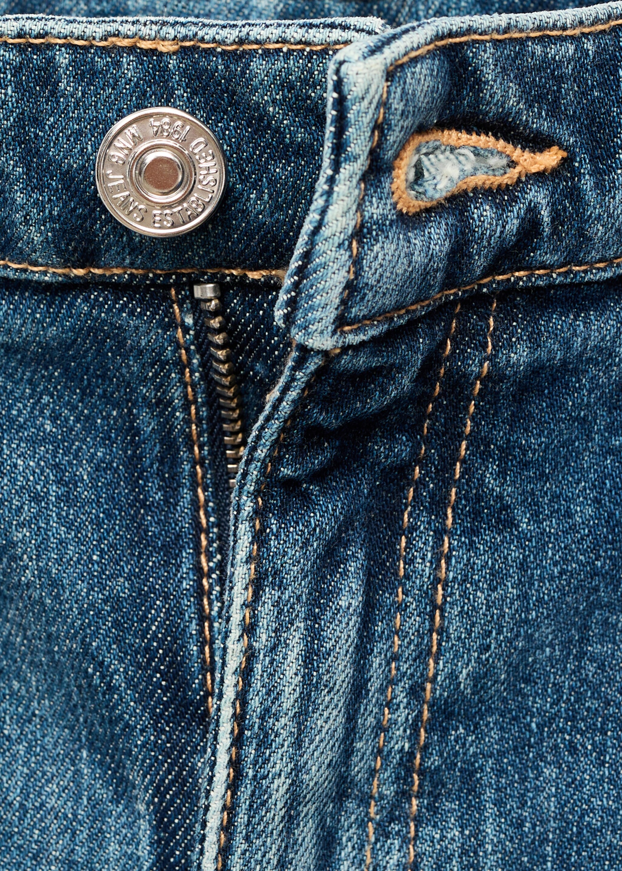 Claudia slim-fit cropped jeans - Detail van het artikel 0, Donkerblauw. Ref: 27041305-00.