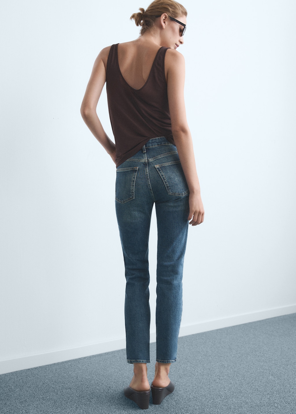 Mango Claudia slim-fit cropped jeans