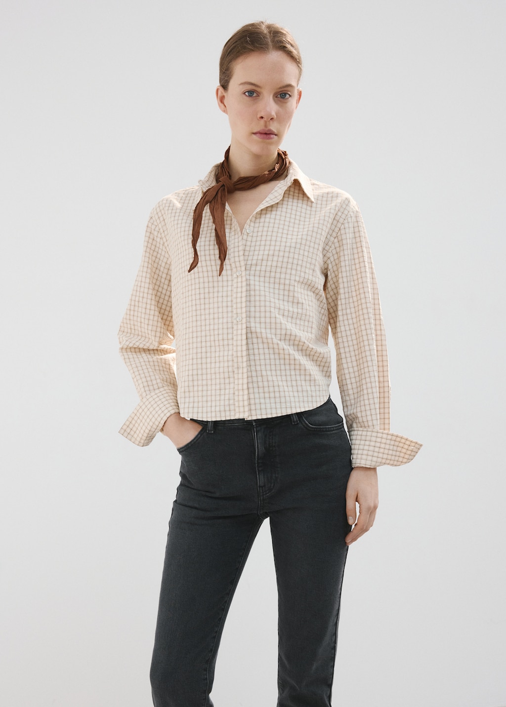 Claudia slim-fit cropped jeans - image 4