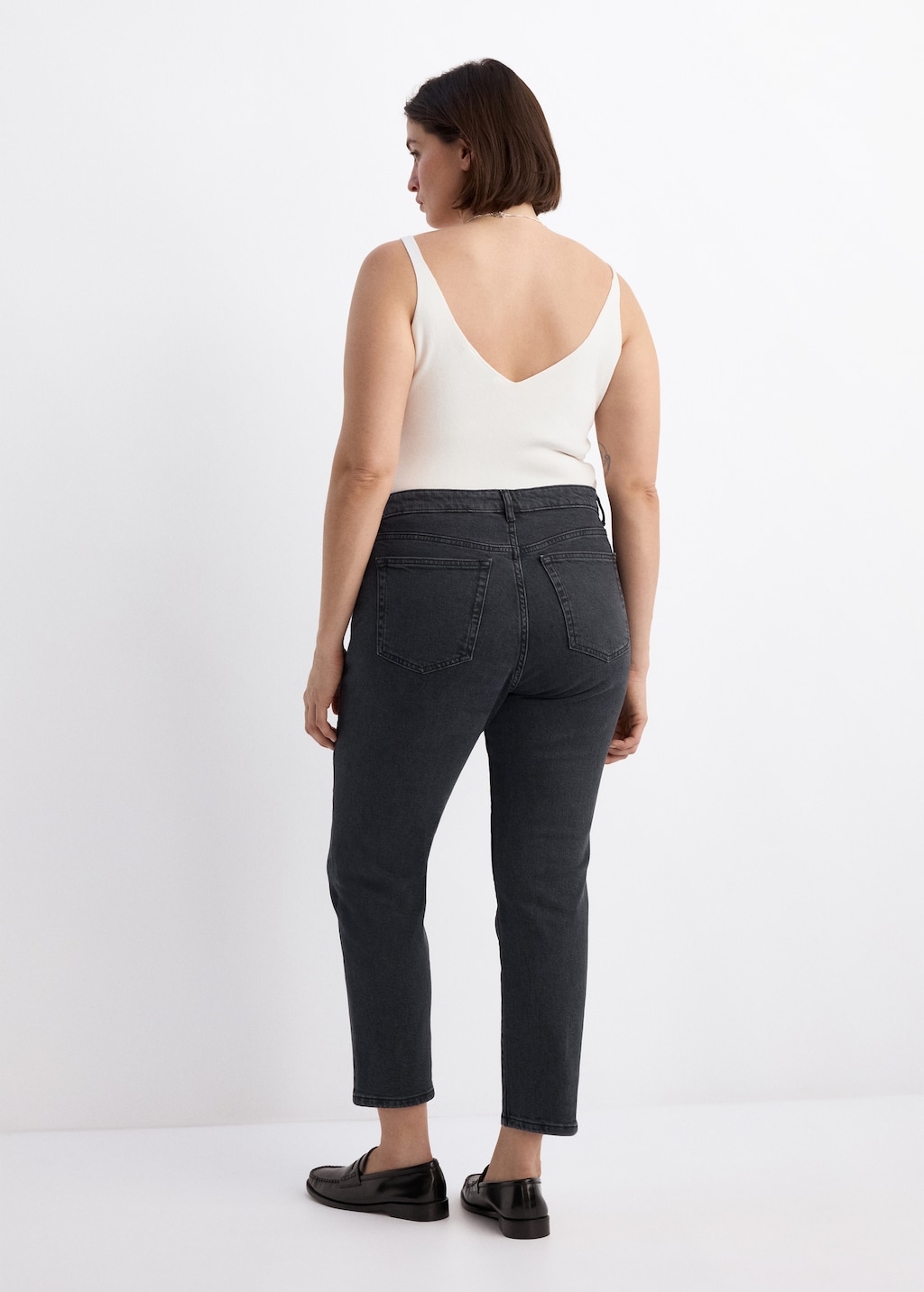 Mango Claudia slim-fit cropped jeans