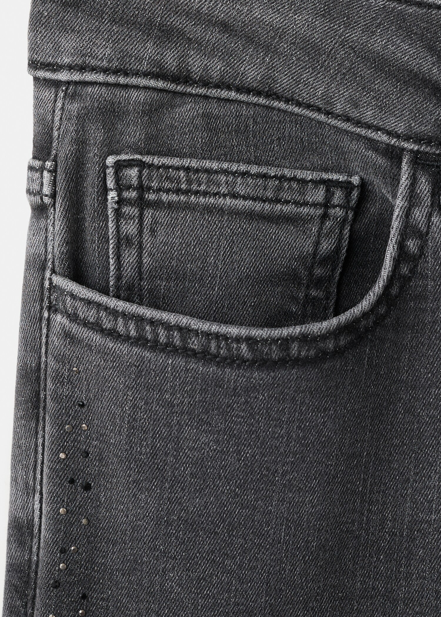 Rhinestone flare jeans - Details of the article 8