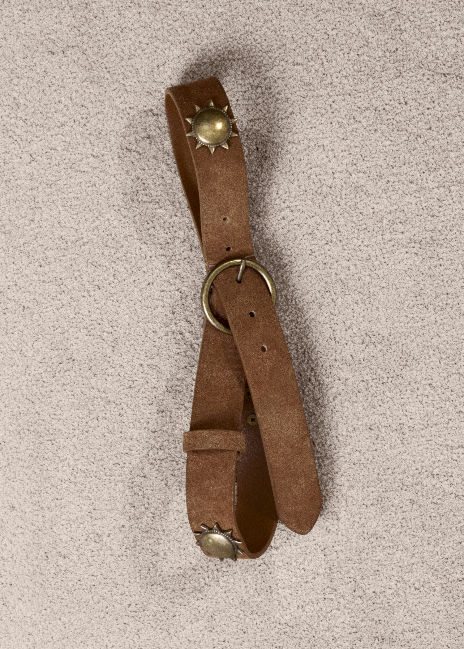 Ledergürtel aus Leder mit Sonnenmuster - Detail des Artikels 7