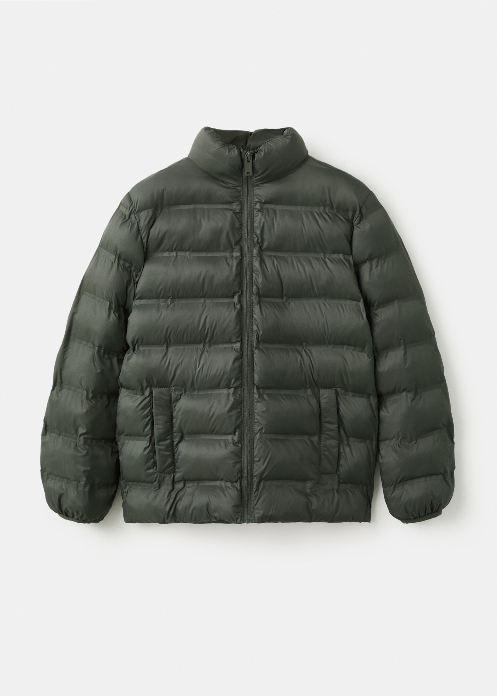 Quilted jacket - Article without model, Medium Green. Ref: 27041313-00.