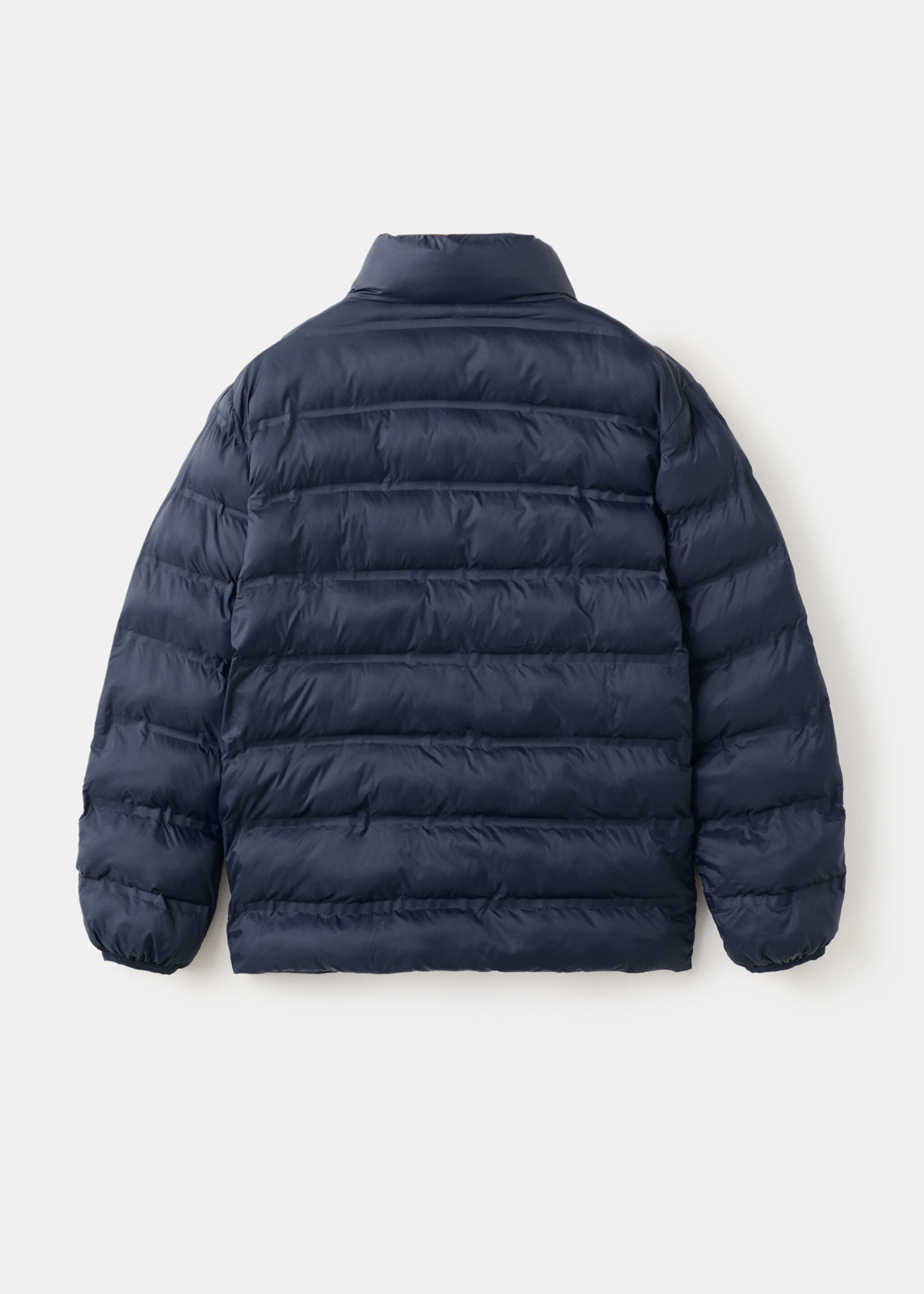 Quilted jacket - Reverse of the article, Navy. Ref: 27041313-00.