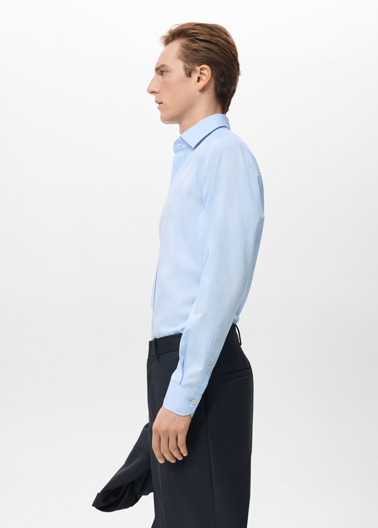 100% cotton slim-fit shirt - Details of the article 2
