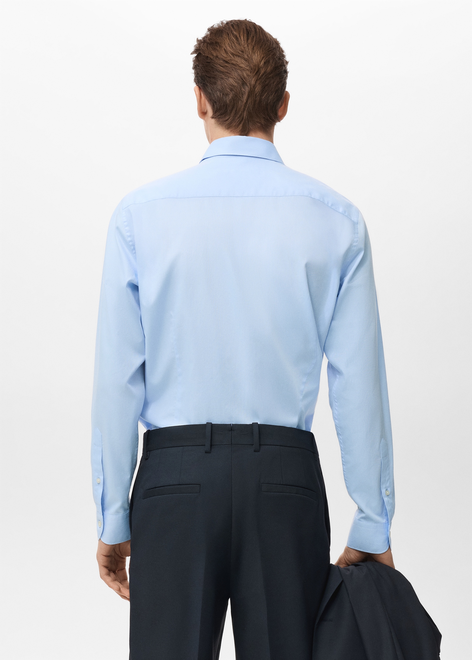 100% cotton slim-fit shirt - Reverse of the article