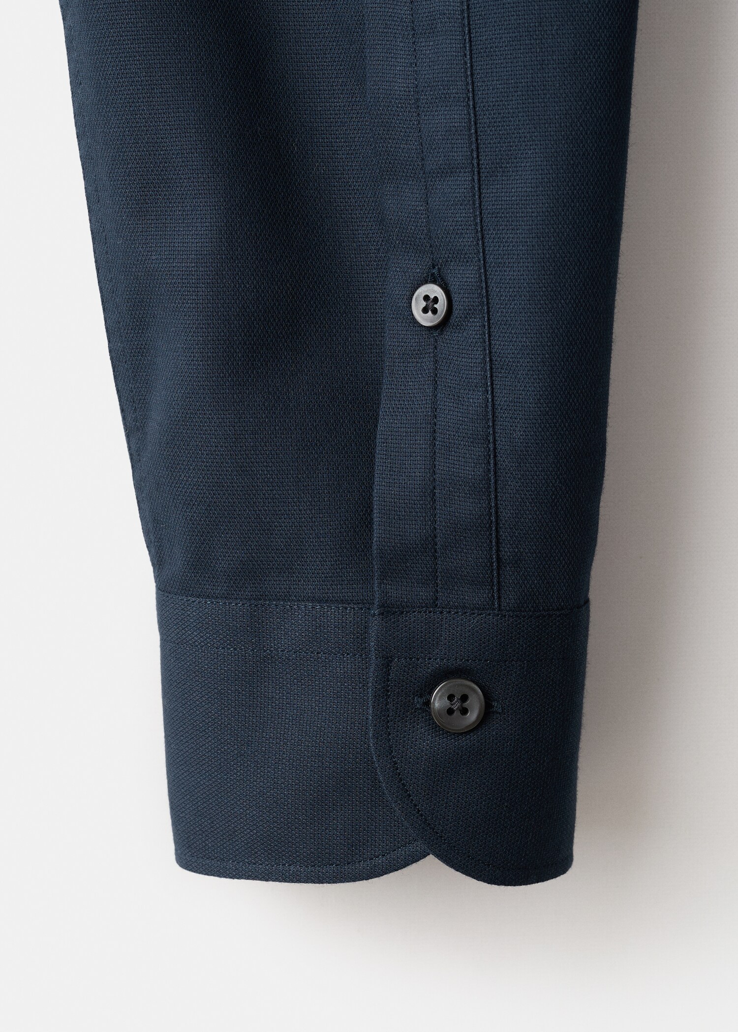 100% cotton slim-fit shirt - Details of the article 0
