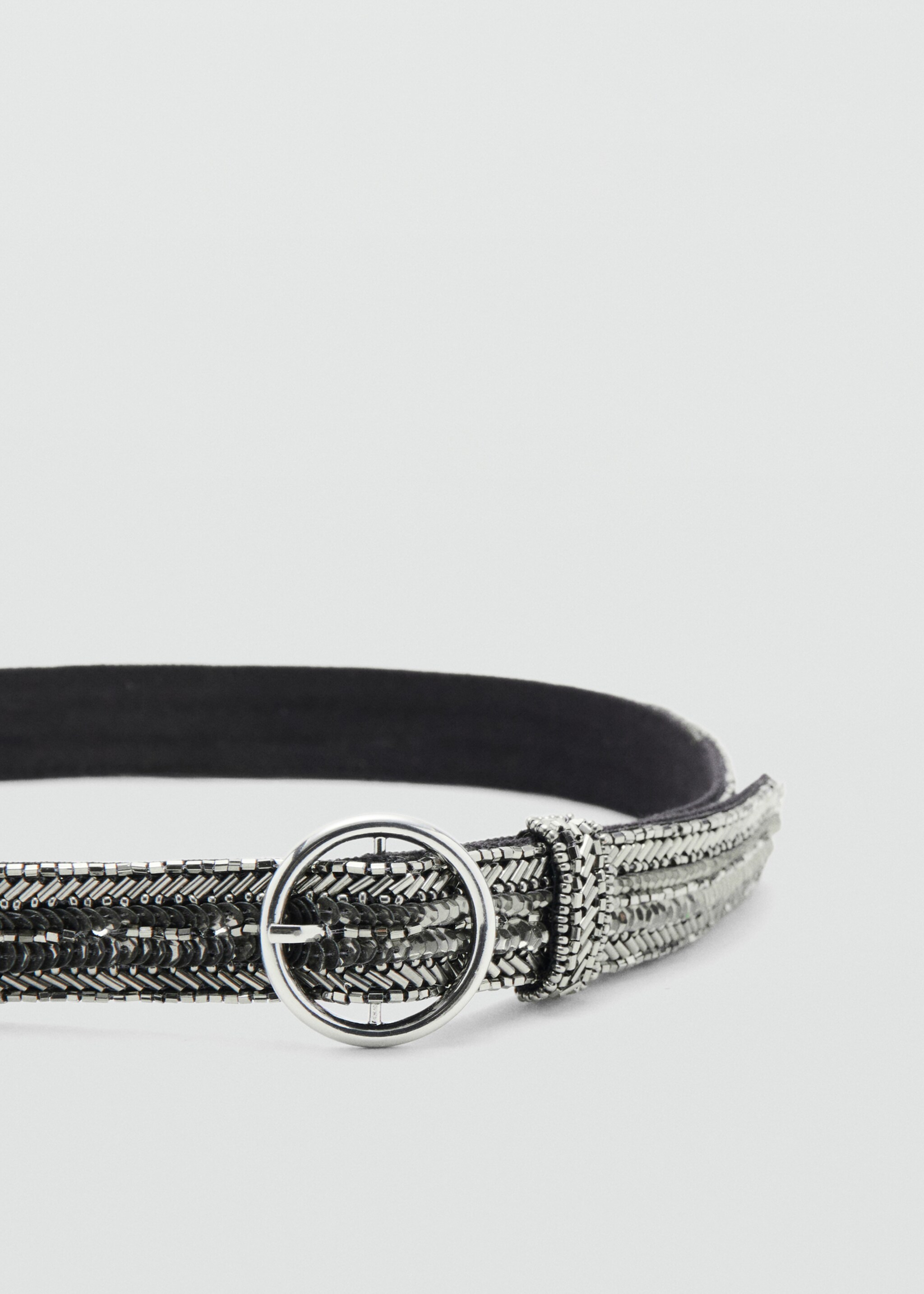 Ceinture beadsb - Plan moyen, Gris. Ref: 27041315-00.