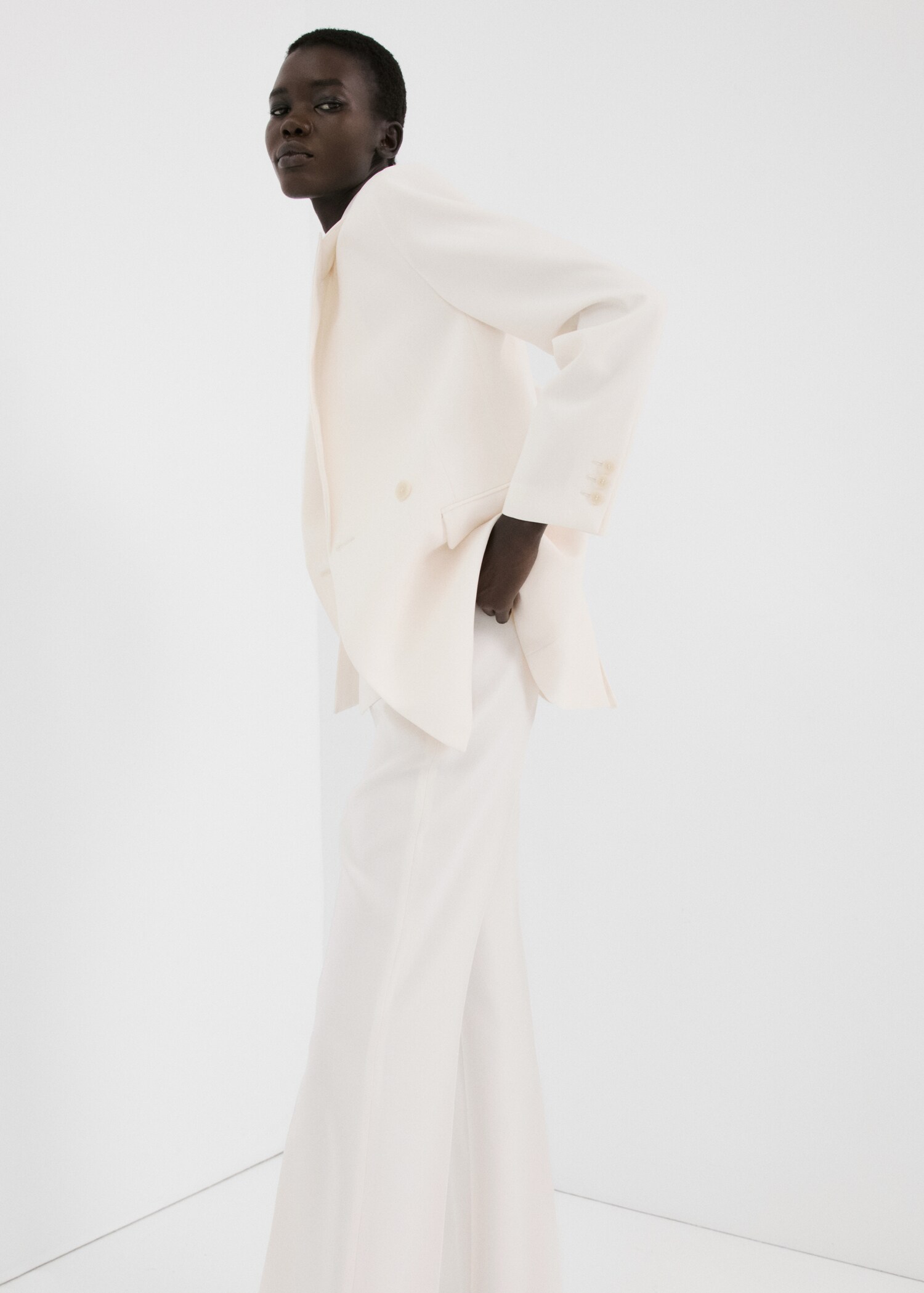 High-waist suits trousers - Details of the article 2