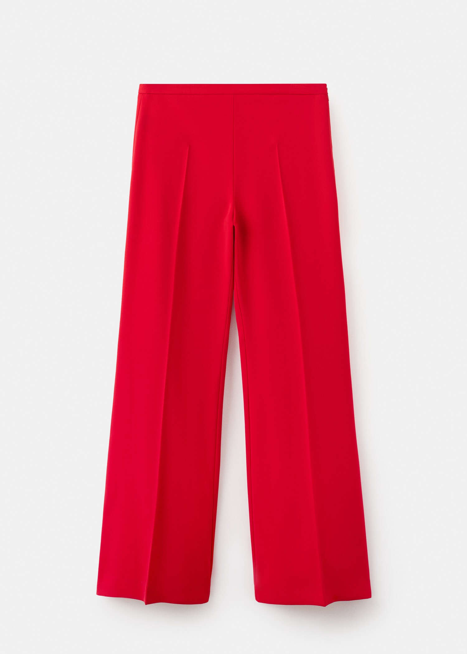 Fine-knit trousers with elastic waist - Article without model