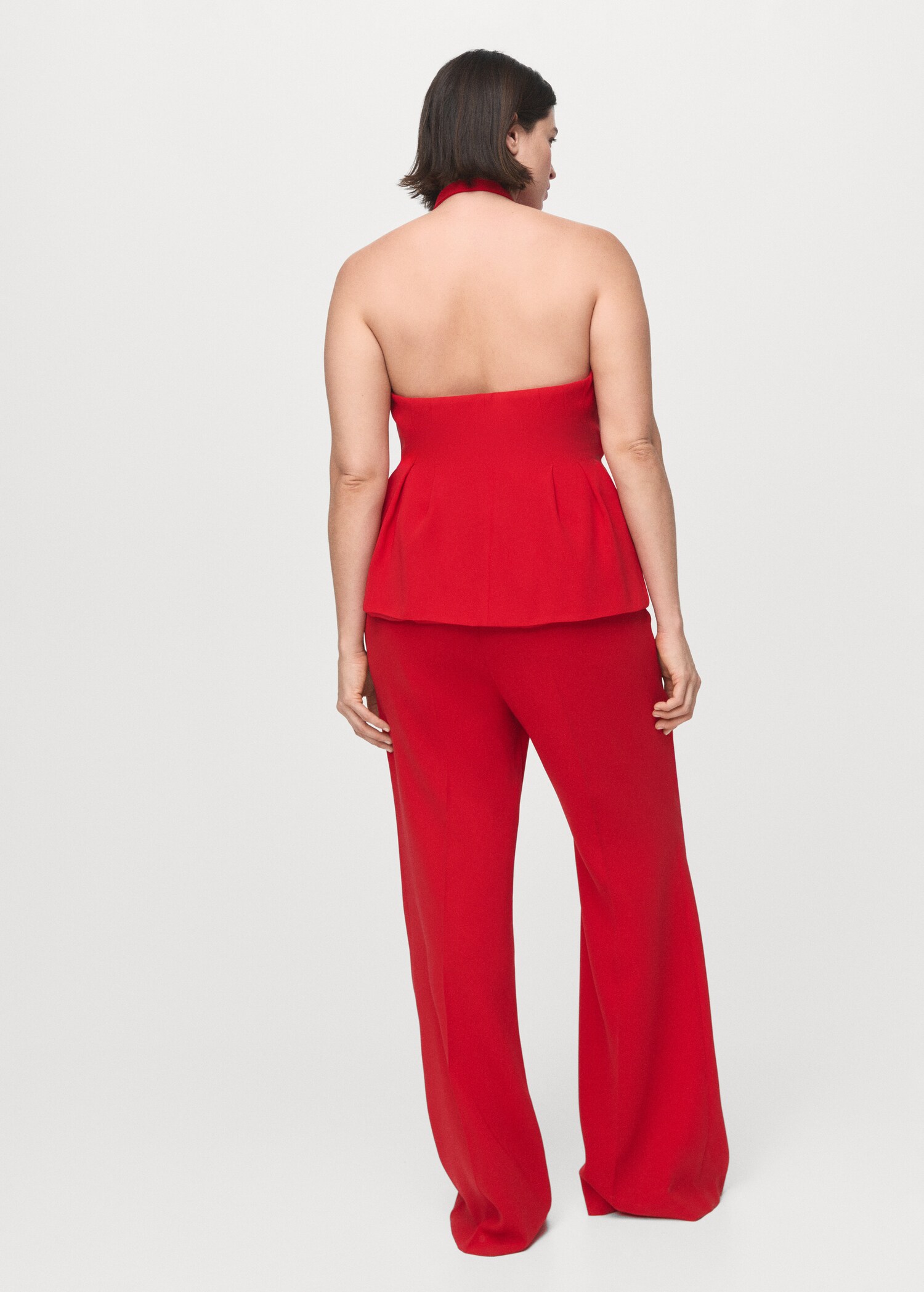 Pantalon en maille fine à taille élastique - Détail de l'article 4