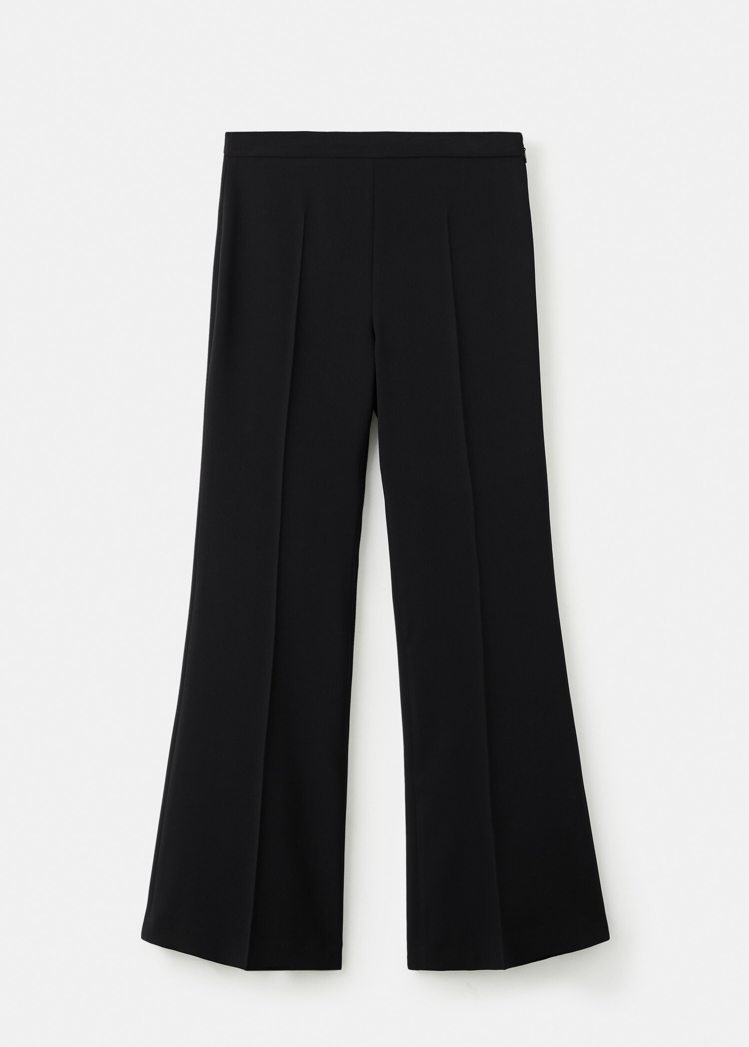 Fine-knit trousers with elastic waist - Article without model