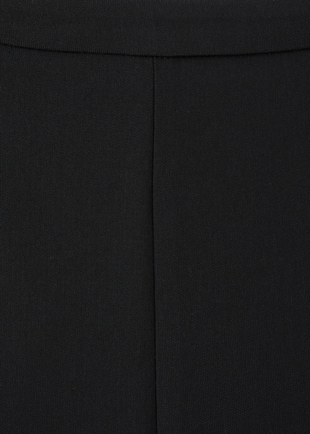 Fine-knit trousers with elastic waist