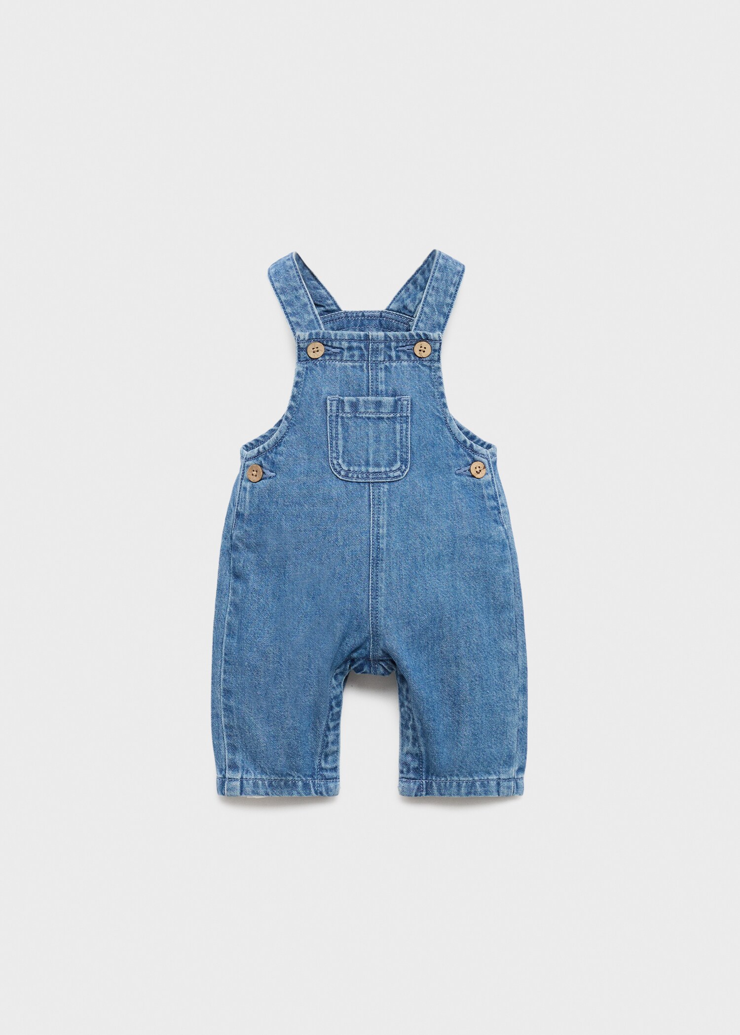 Denim pockets dungarees - Article without model