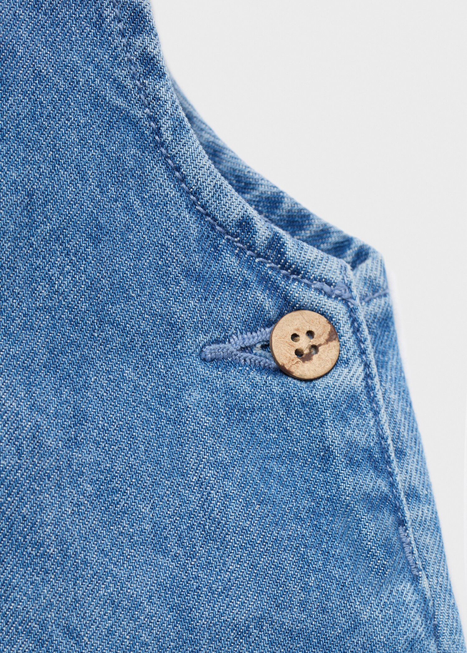 Denim pockets dungarees - Details of the article 0