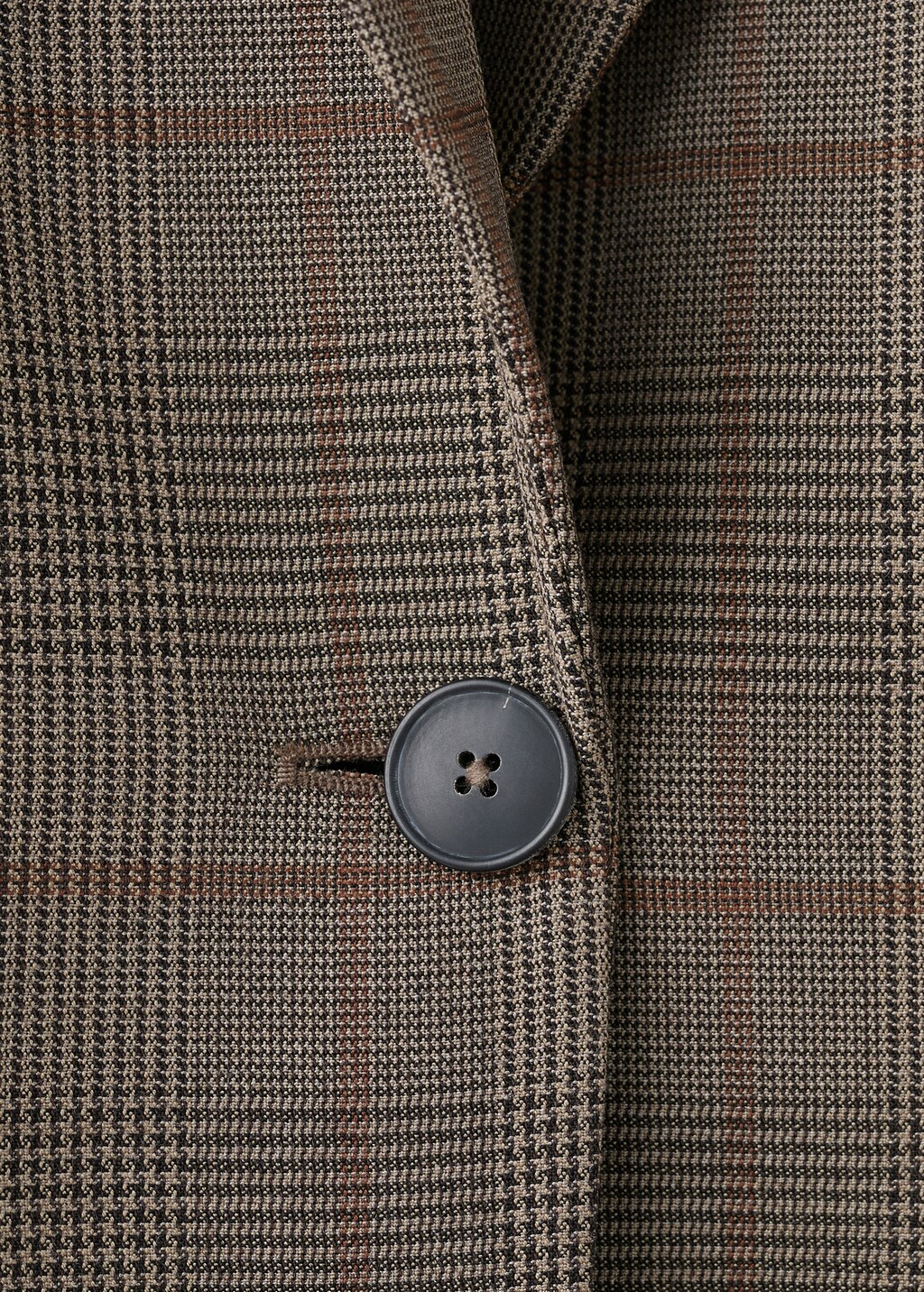 Mango Check suit blazer