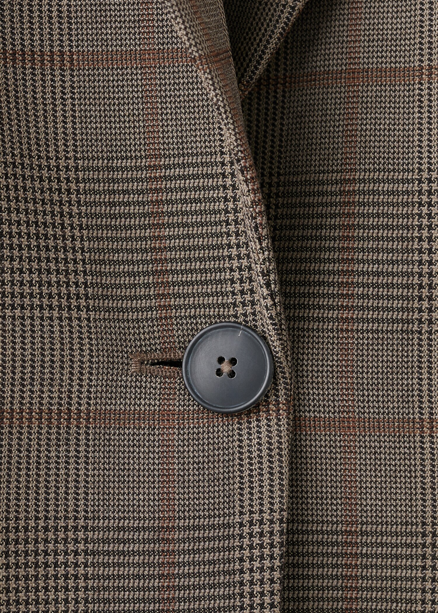 Wool-blend check jacket - Details of the article 8