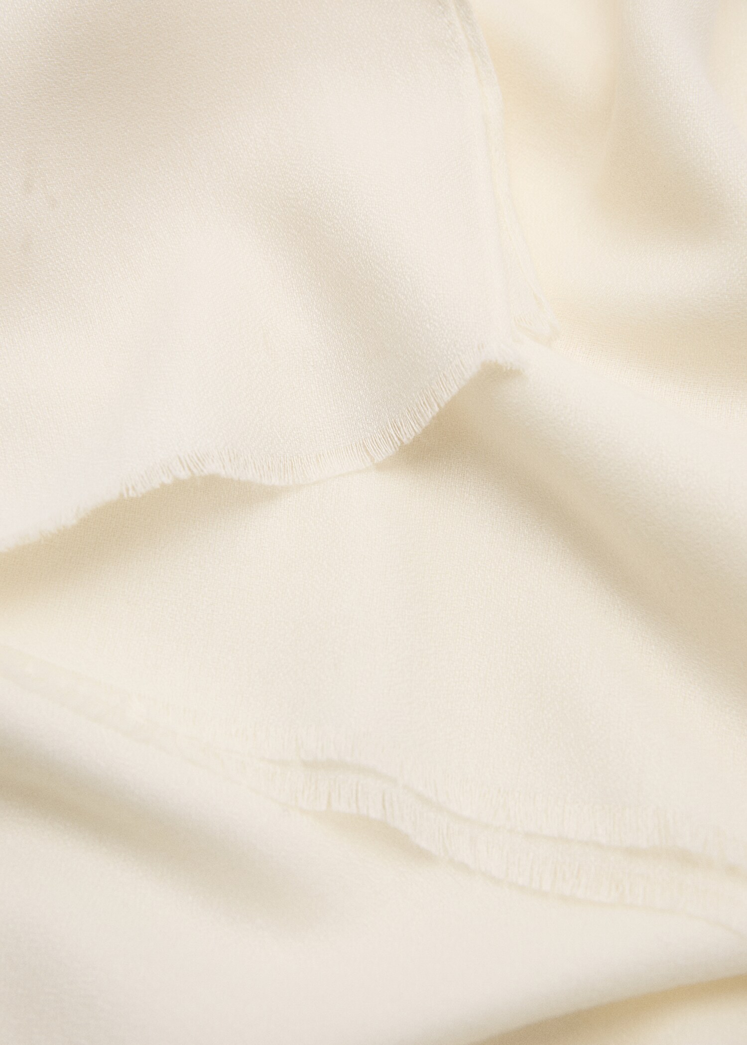 Frayed edge scarf - Medium plane