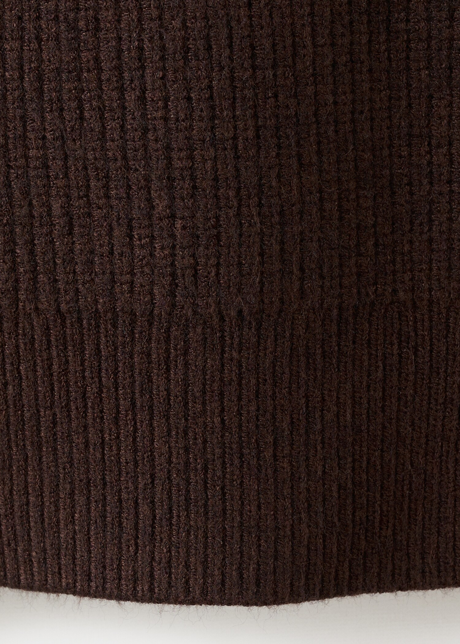 Pullover mit kontrastierendem Kragen und Reißverschluss - Detail des Artikels 0