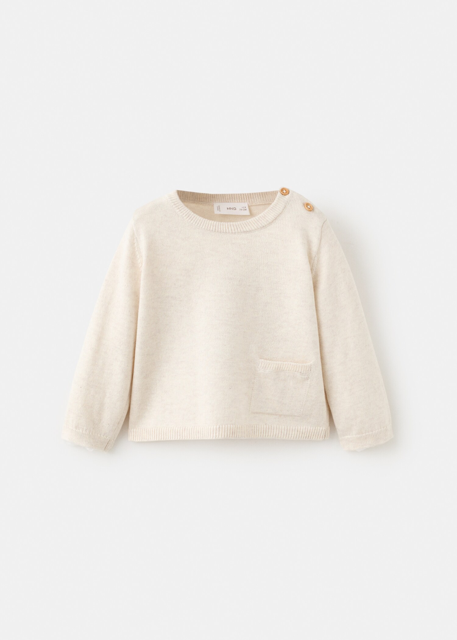 Knit pocket sweater - Article without model