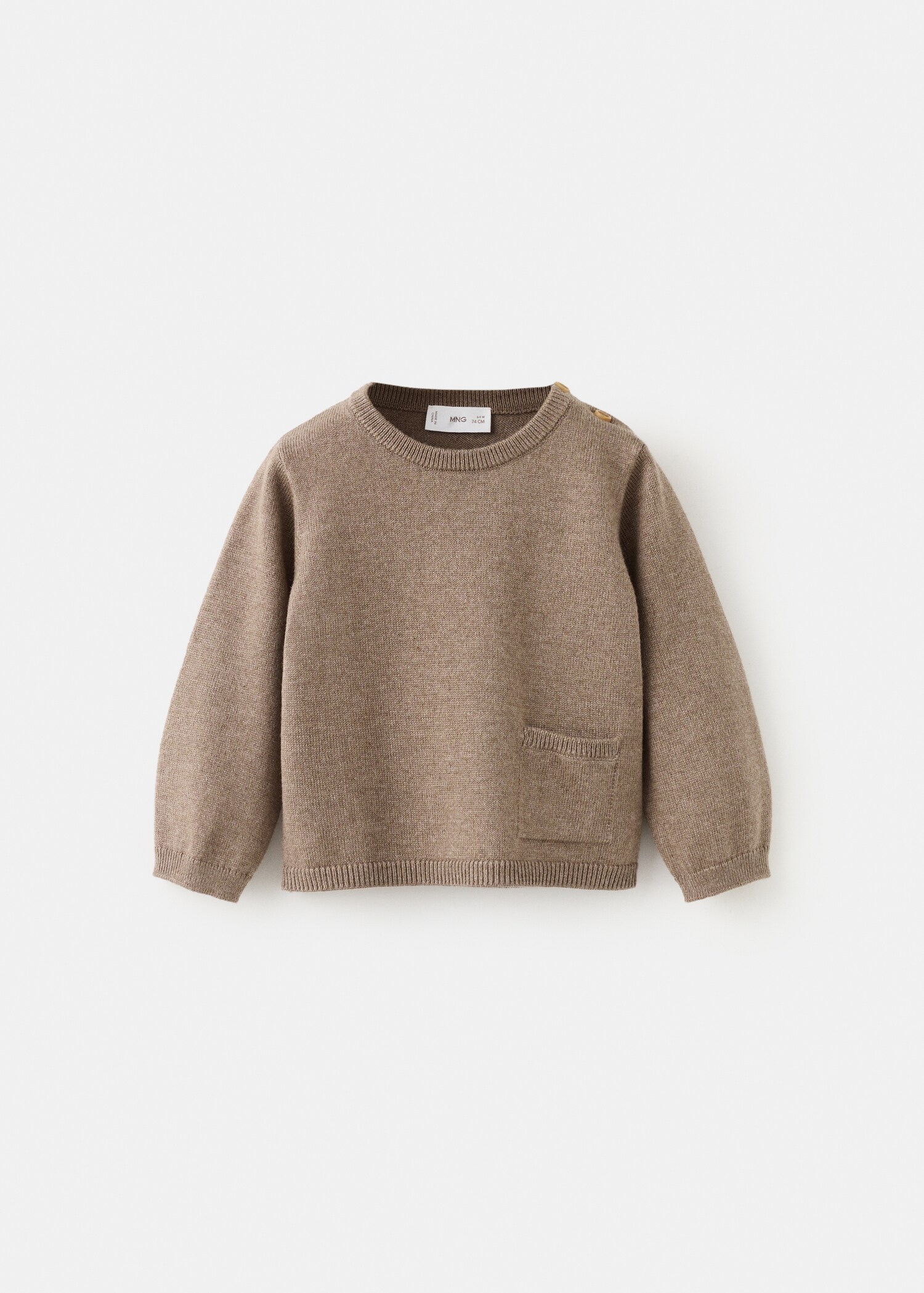 Knit pocket sweater - Article without model